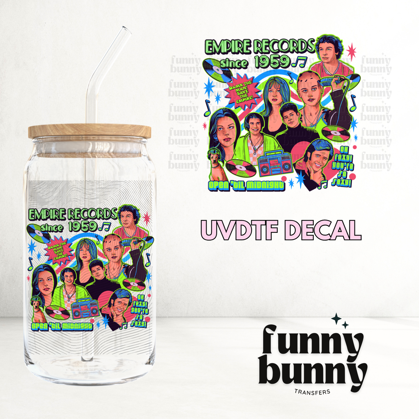 Empire Records - UVDTF Decal