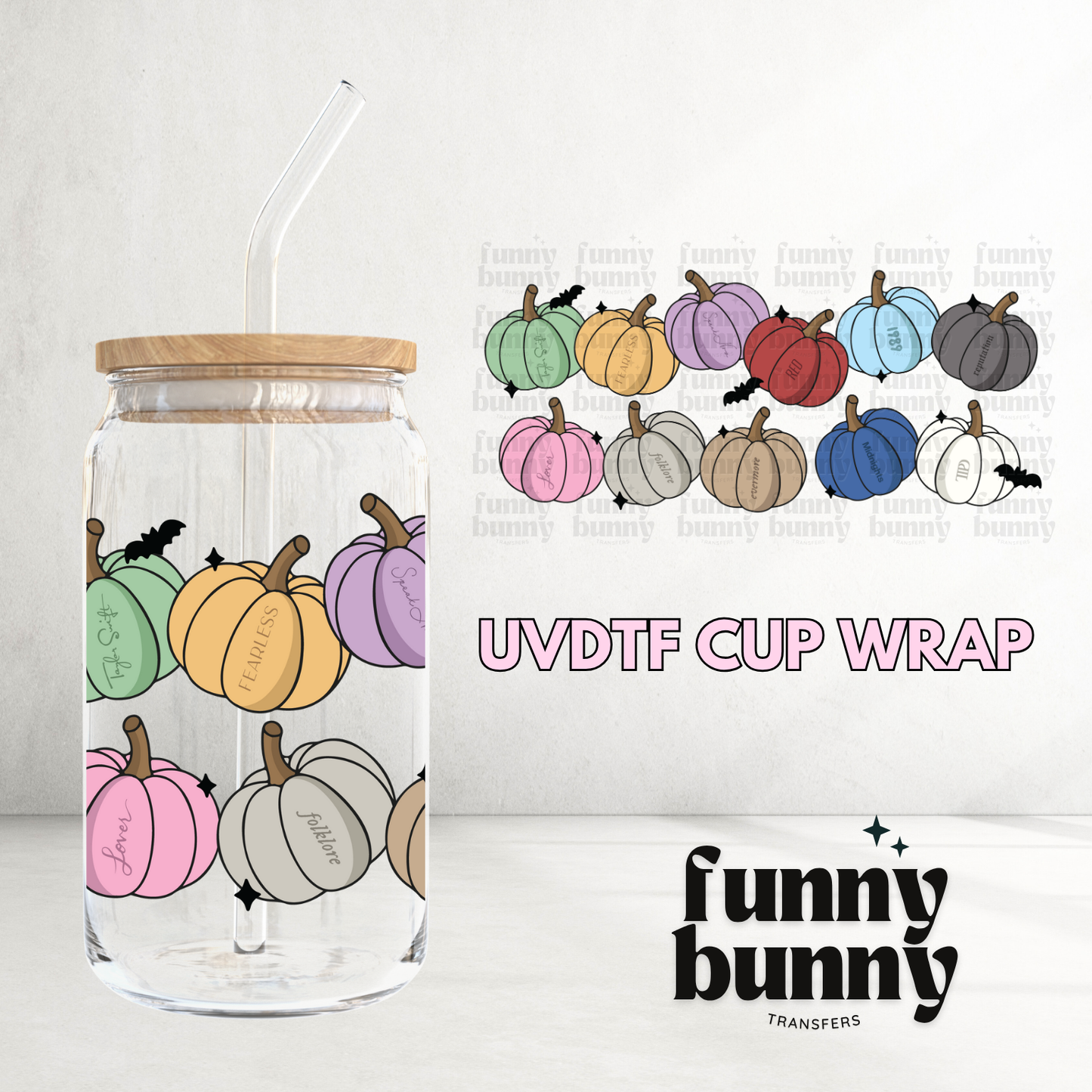 Eras Pumpkns - 16oz UVDTF Cup Wrap