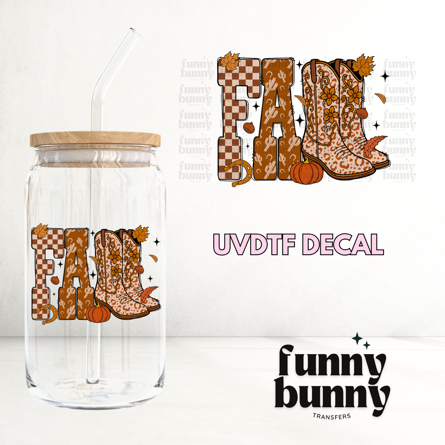 Fall Boots - UVDTF Decal