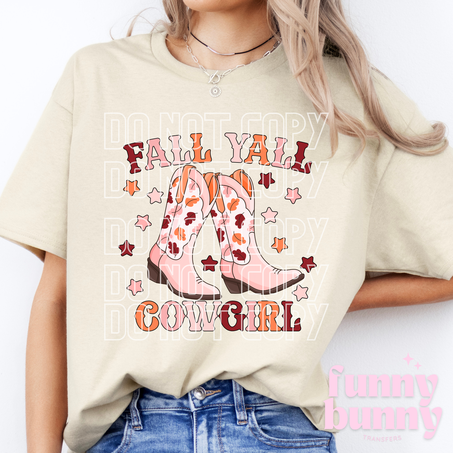 Fall Cowgirl - DTF Transfer