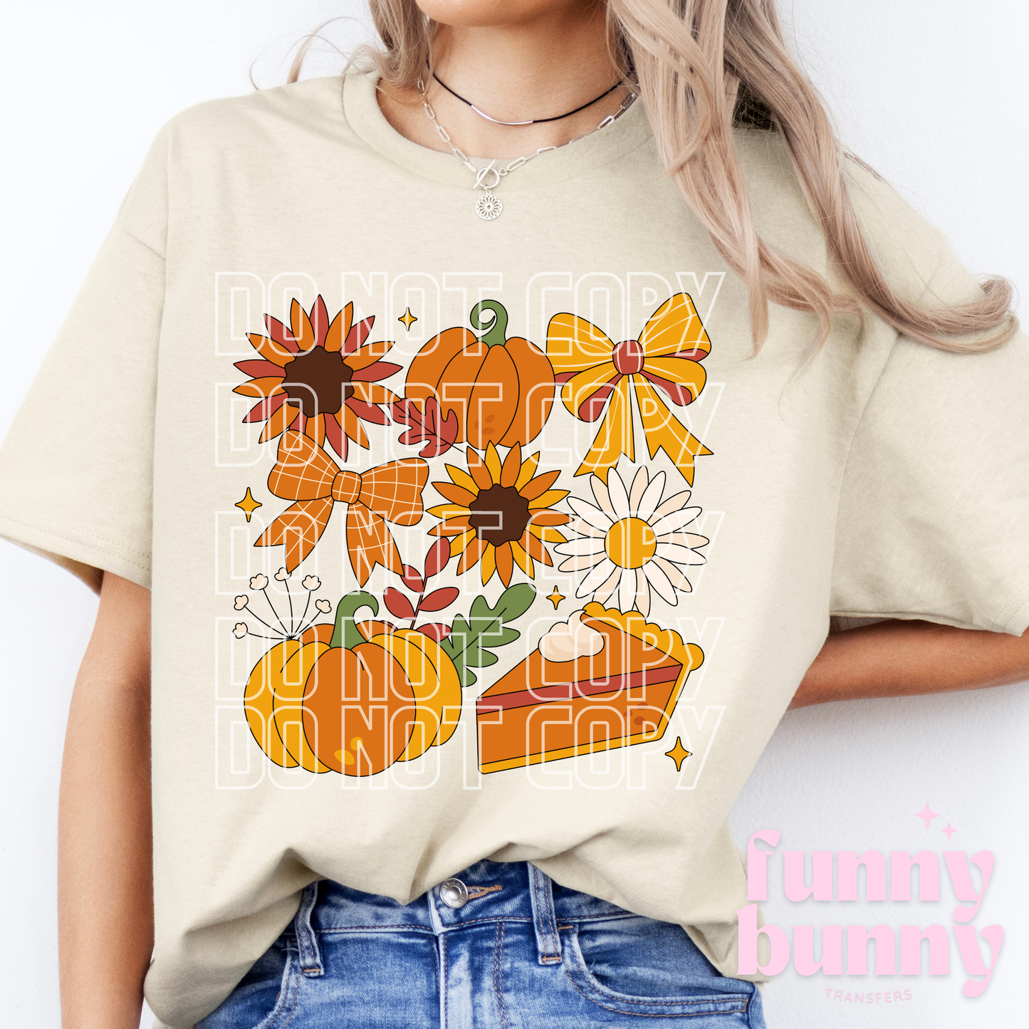 Fall Pumpkin Bows - DTF Transfer