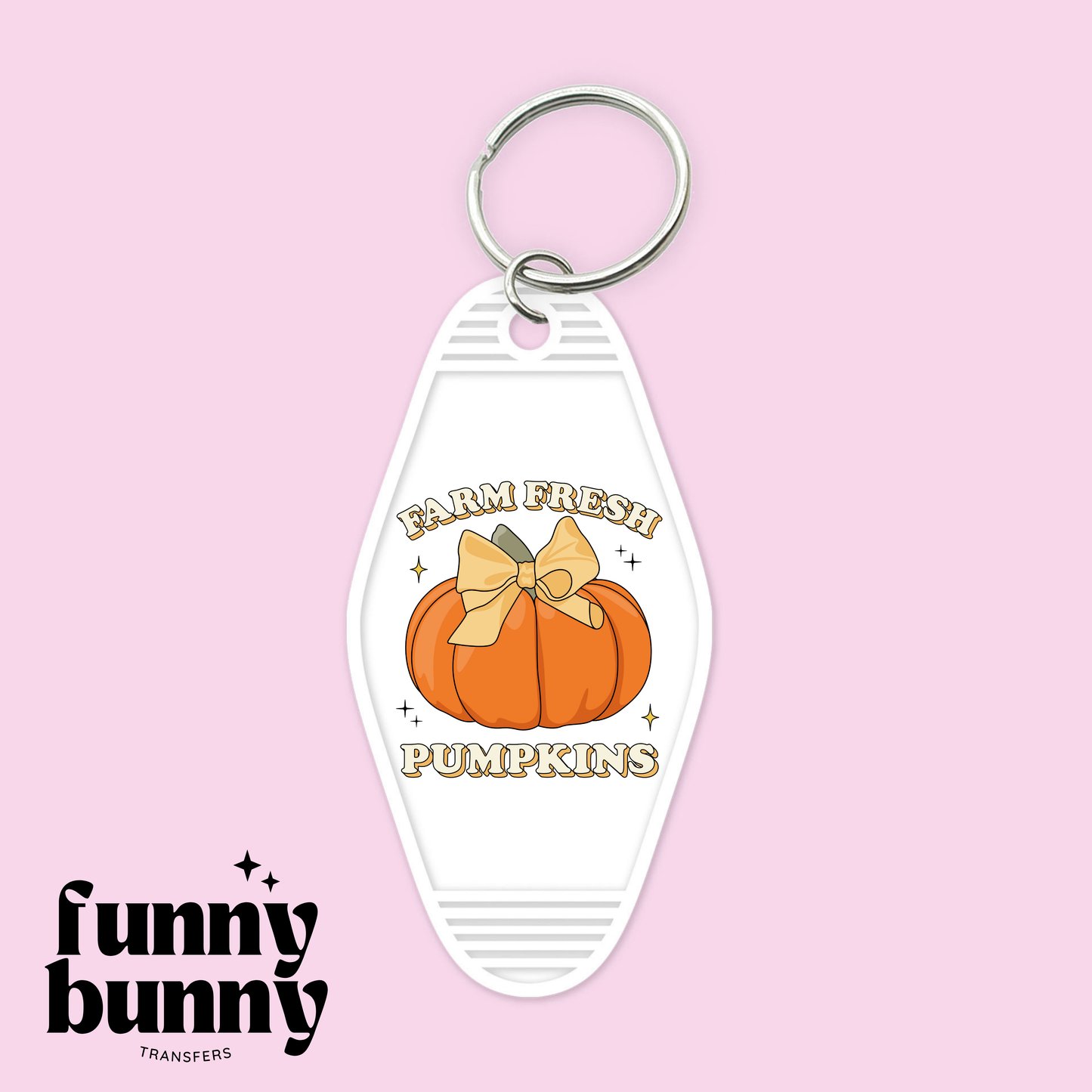 Farm Fresh Pumpkins - Motel Keychain
