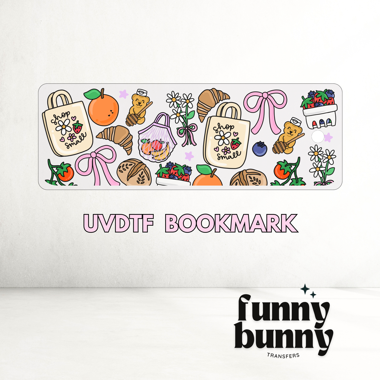 Farmers Market Essentials - UVDTF Bookmark Decal