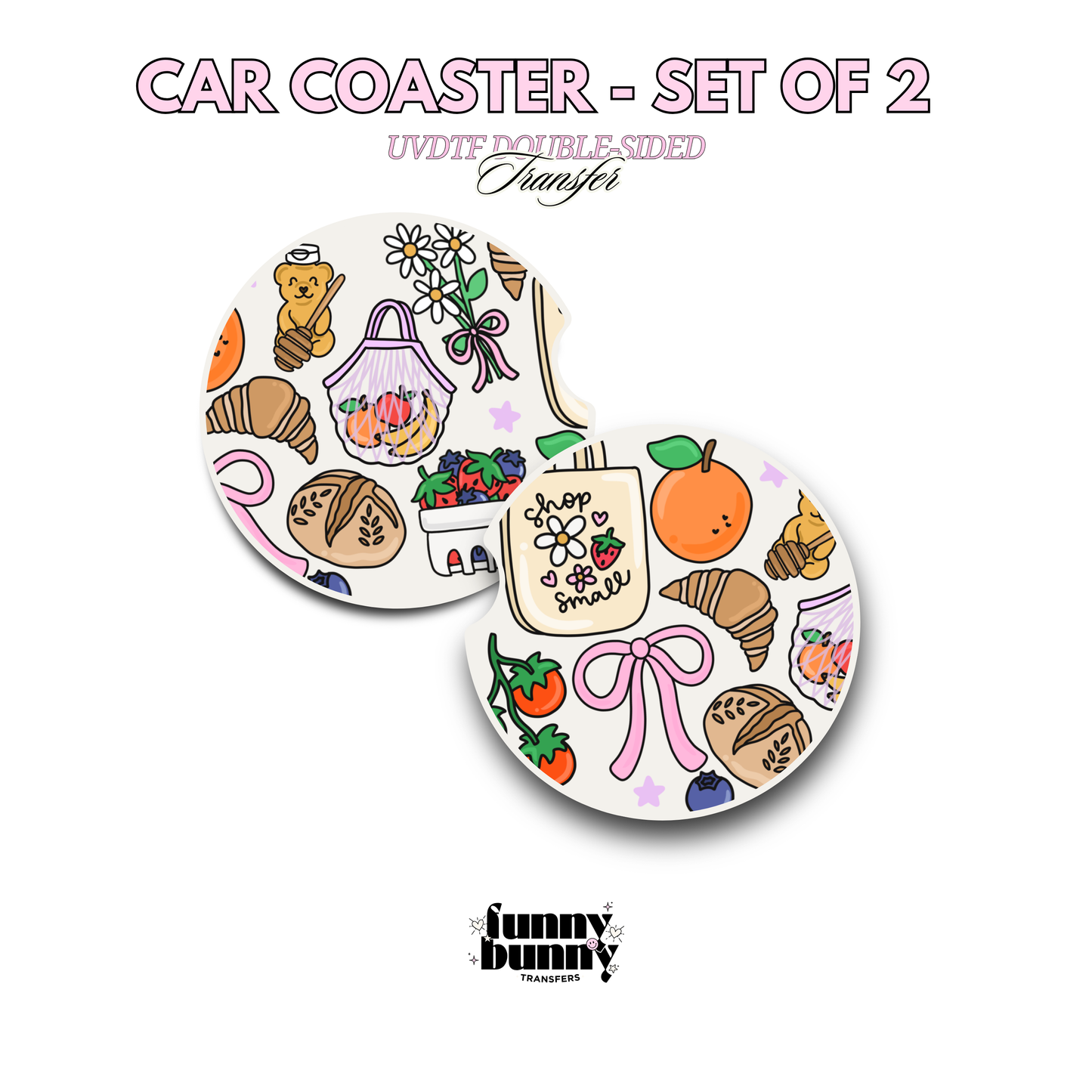 Farmers Market Essentials - UVDTF Coaster