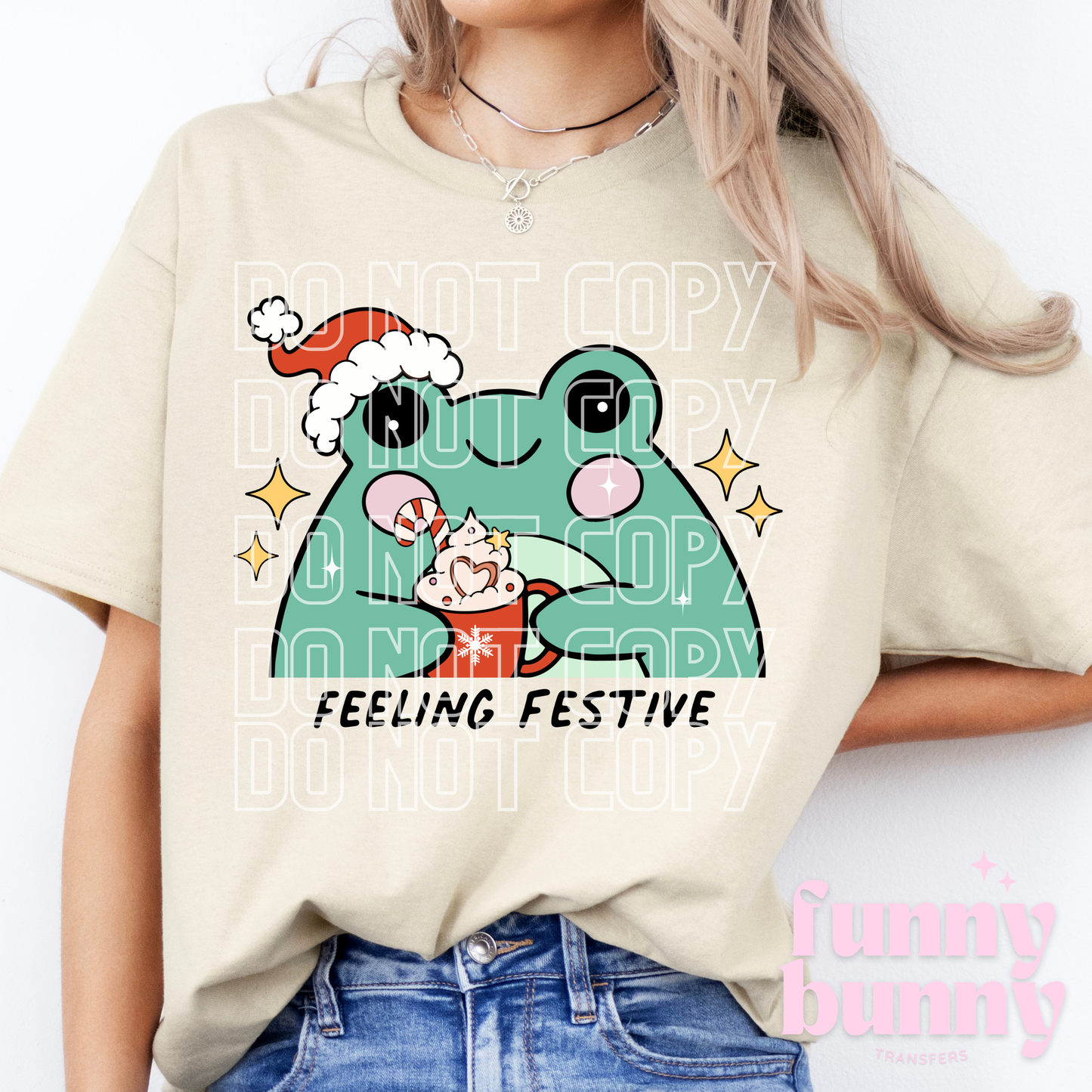 Feeling Froggy Festive - DTF Transfer