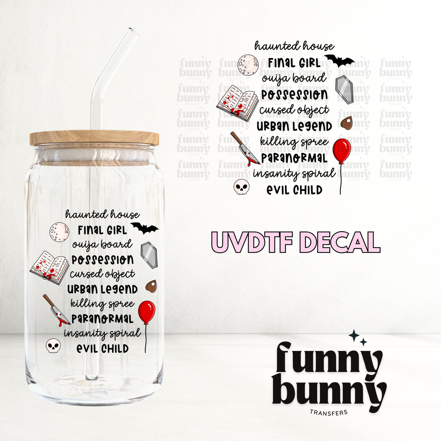 Final Girl - UVDTF Decal