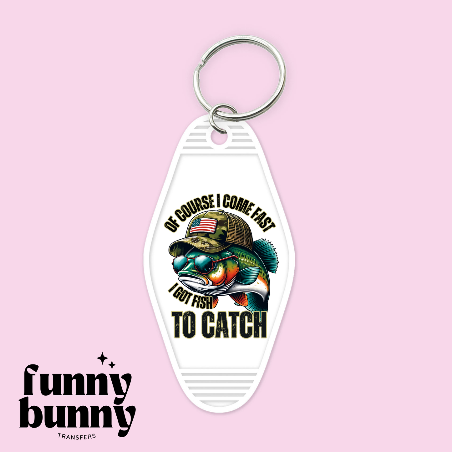 Fish To Catch - Motel Keychain