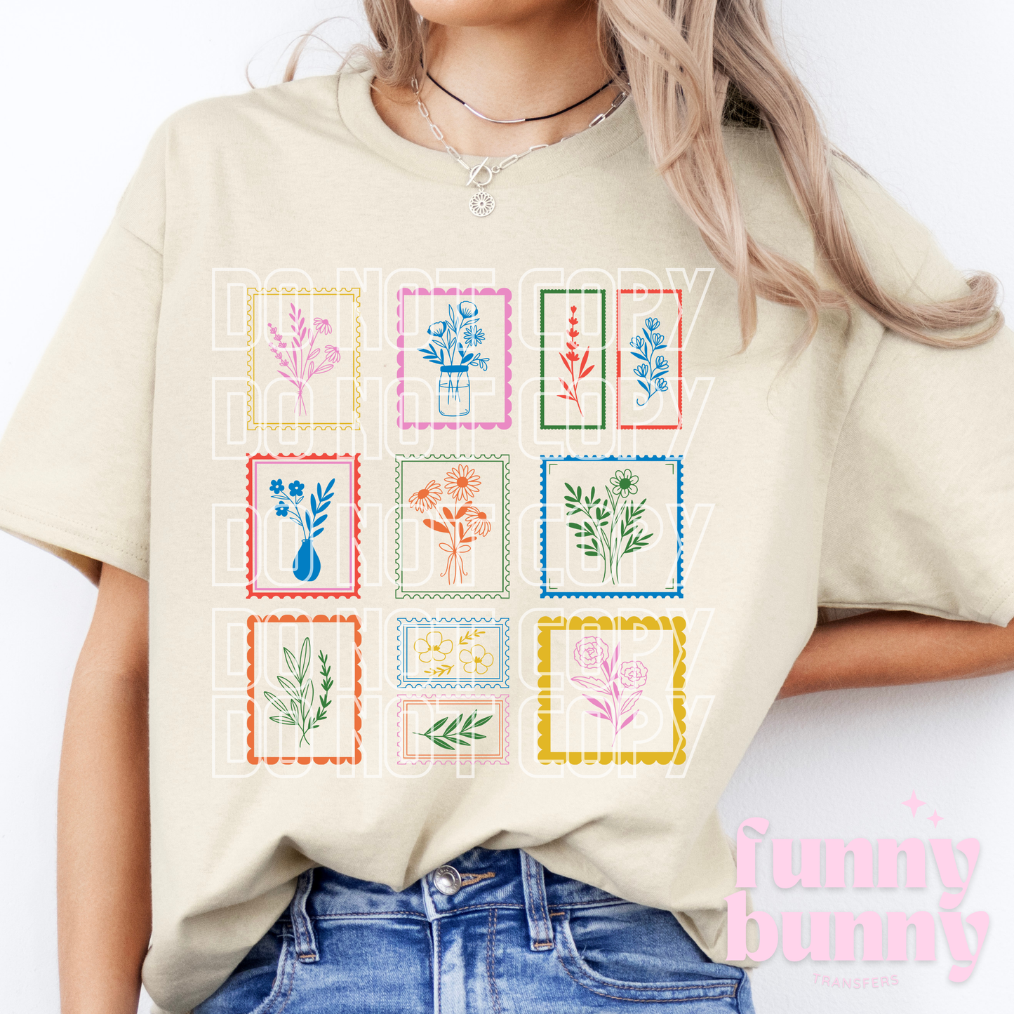 Floral Stamps - DTF Transfer