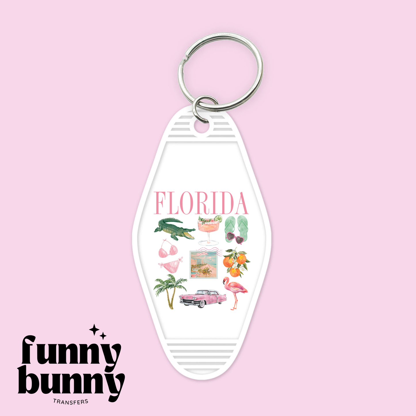 Florida Girlie - Motel Keychain