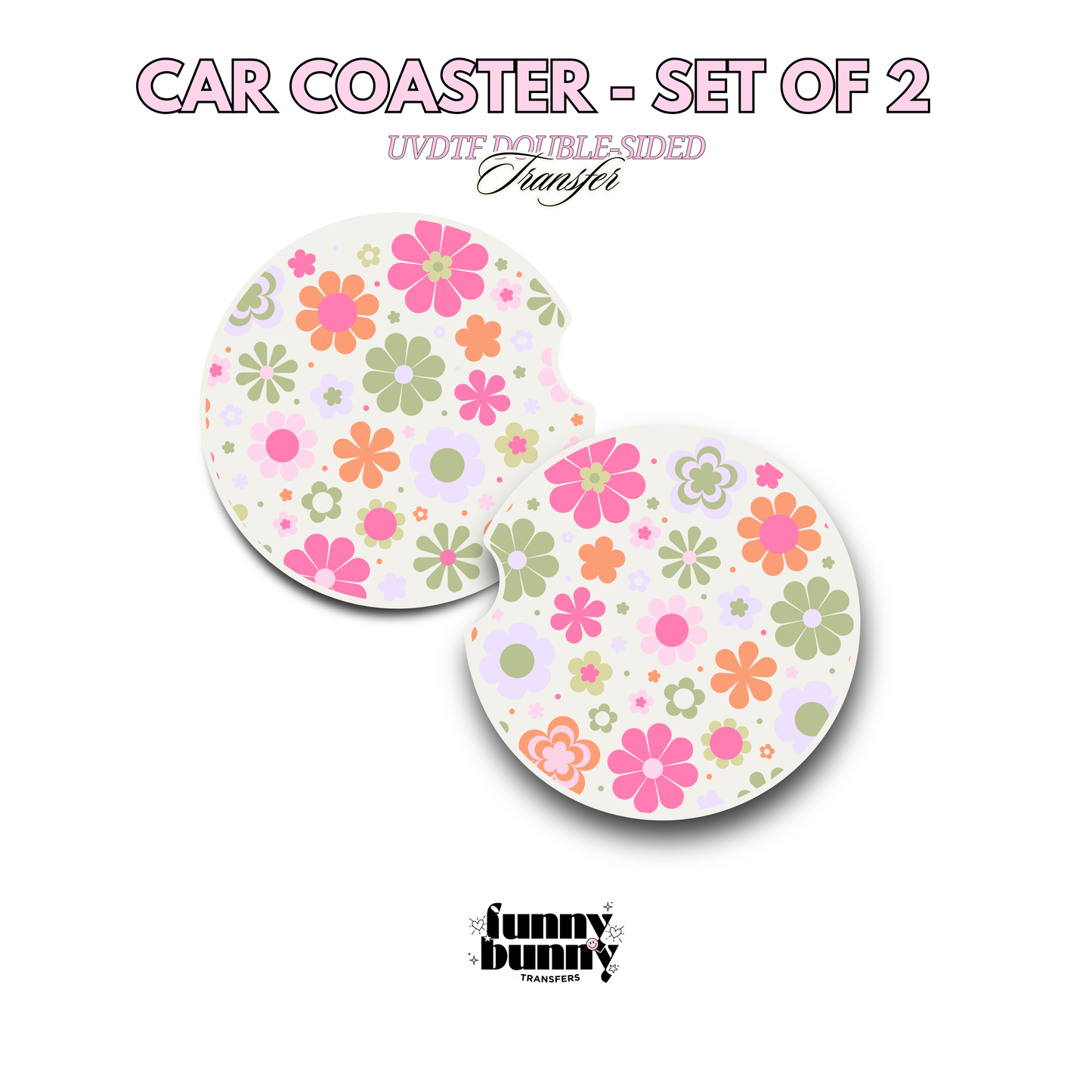 Flower Bloom - UVDTF Coaster