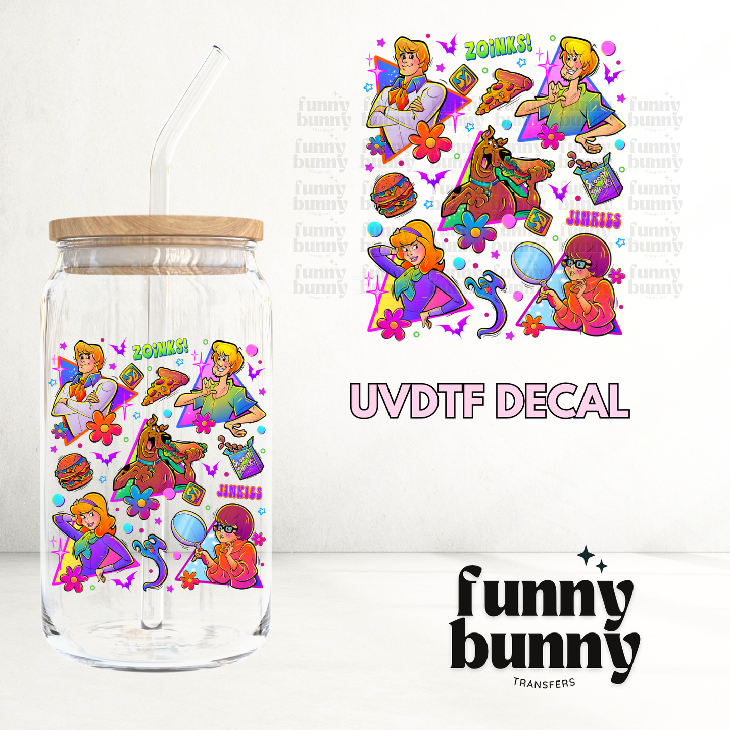 Food Junkies - UVDTF Decal