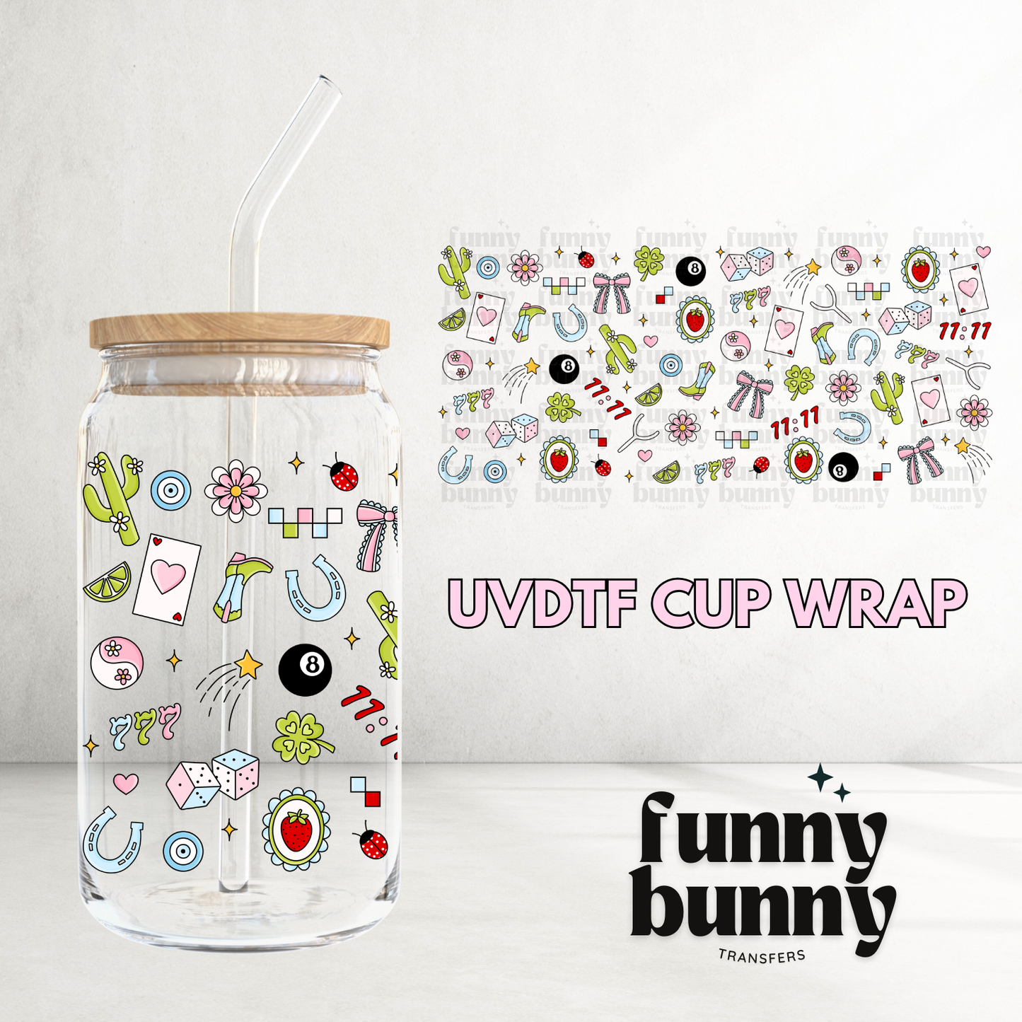 Forever Lucky - 16oz UVDTF Cup Wrap