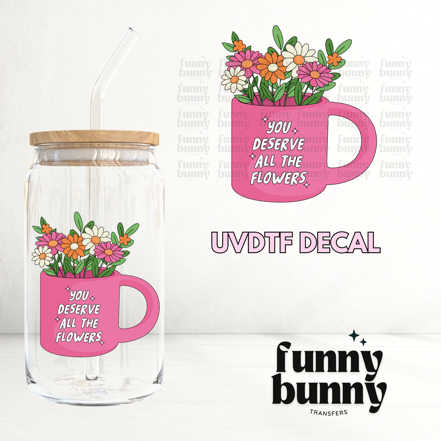 Fresh Flowers - UVDTF Decal