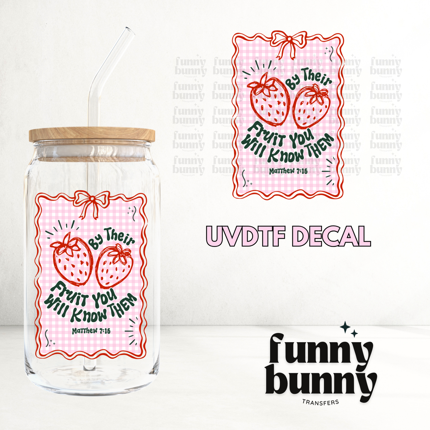 Fruit You - UVDTF Decal