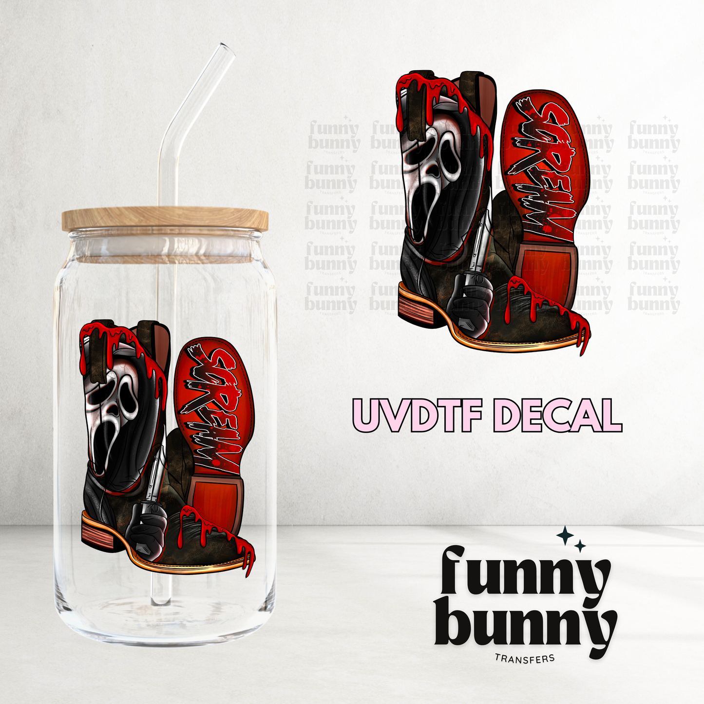 Ghost Scream - UVDTF Decal