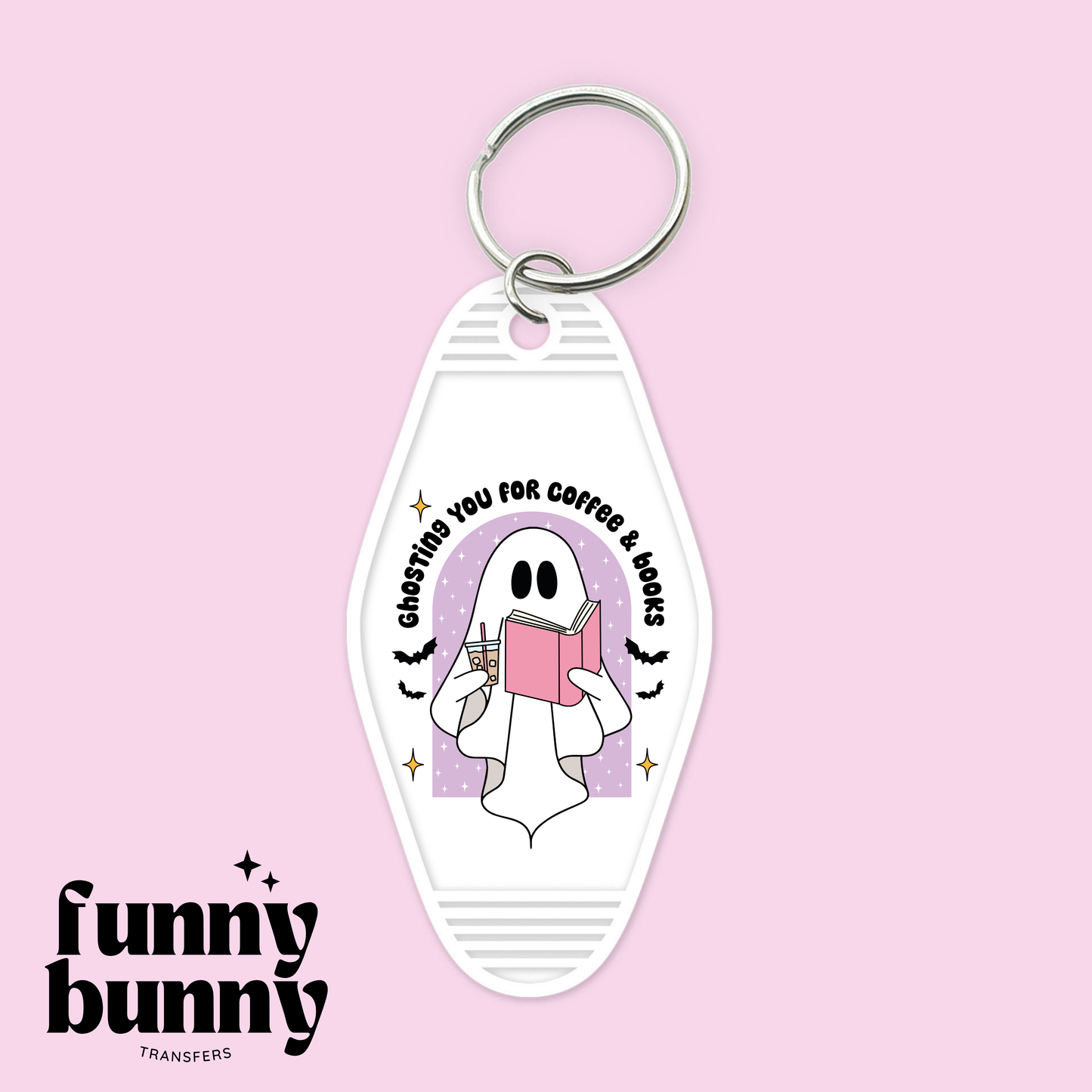 Ghosting You For Coffee - Motel Keychain