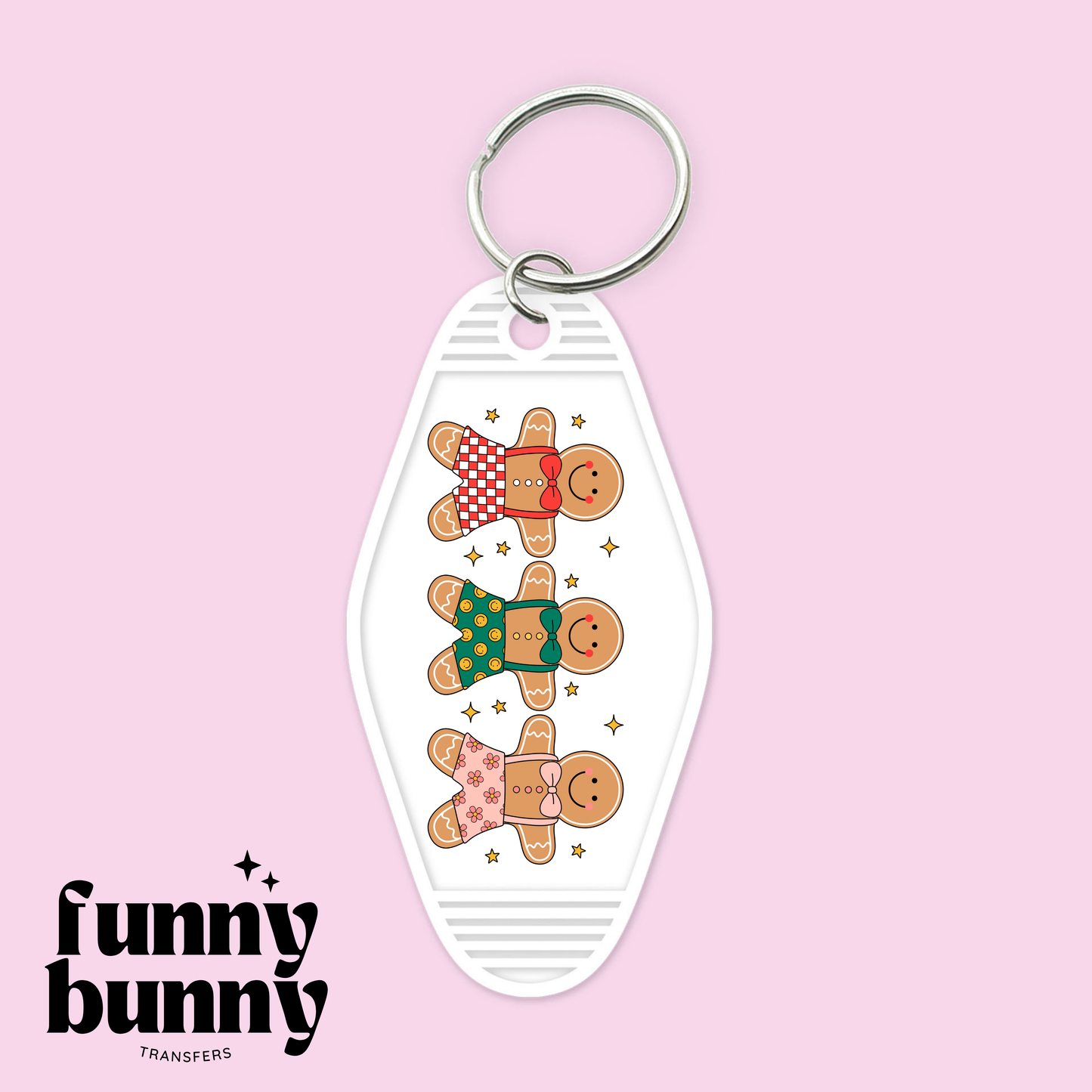 Gingerbread Boys - Motel Keychain