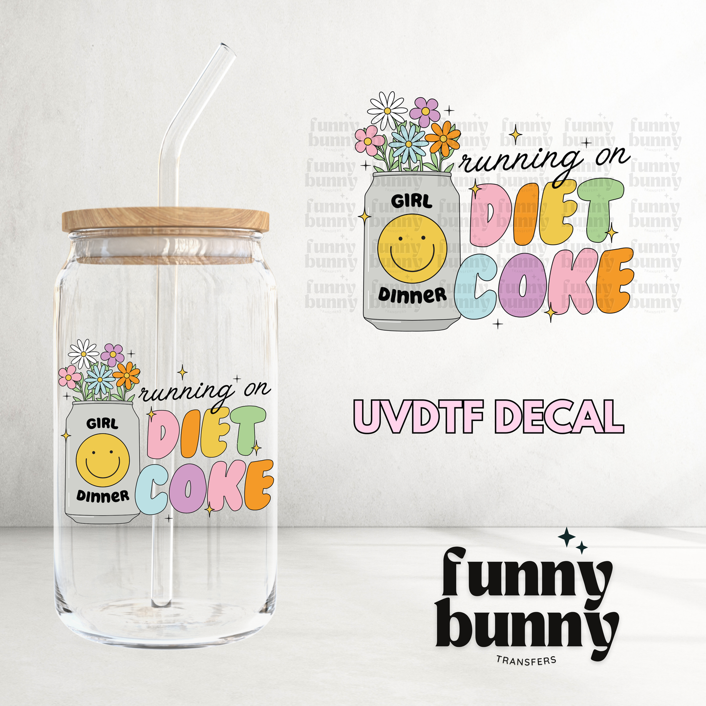 Girl Dinner - UVDTF Decal