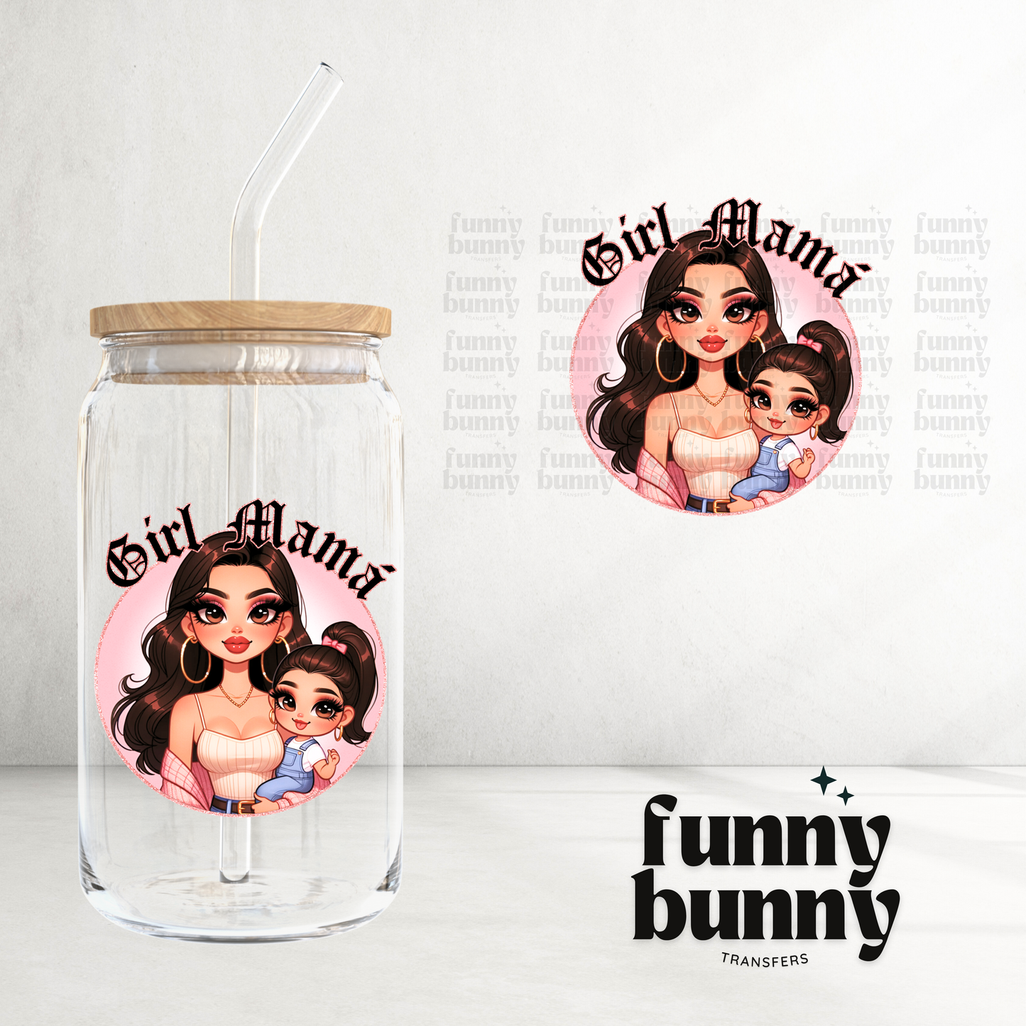 Girl Mama - UVDTF Decal