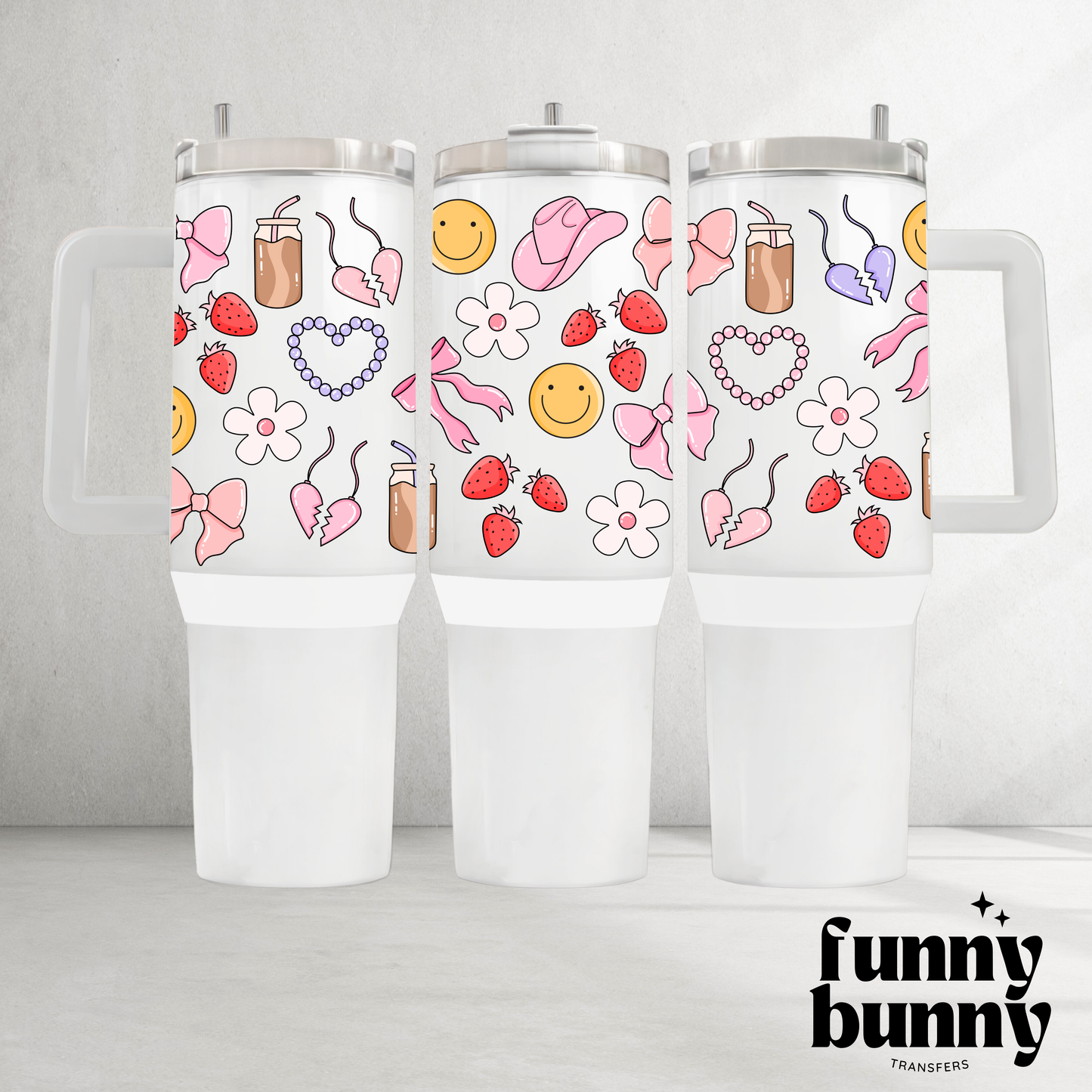 Girly Things - 40oz UVDTF Tumbler Wrap