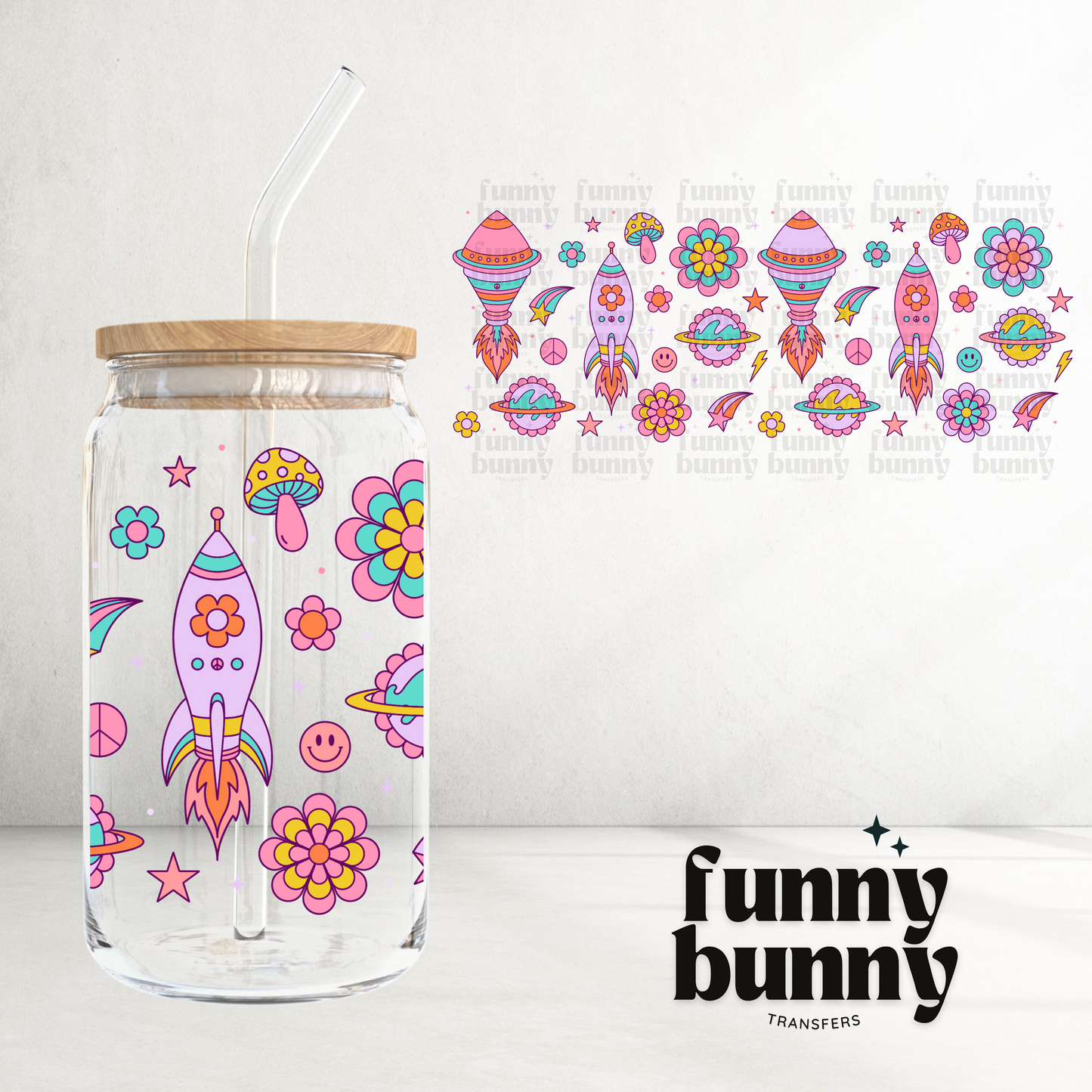 Give Me Space - 16oz UVDTF Cup Wrap