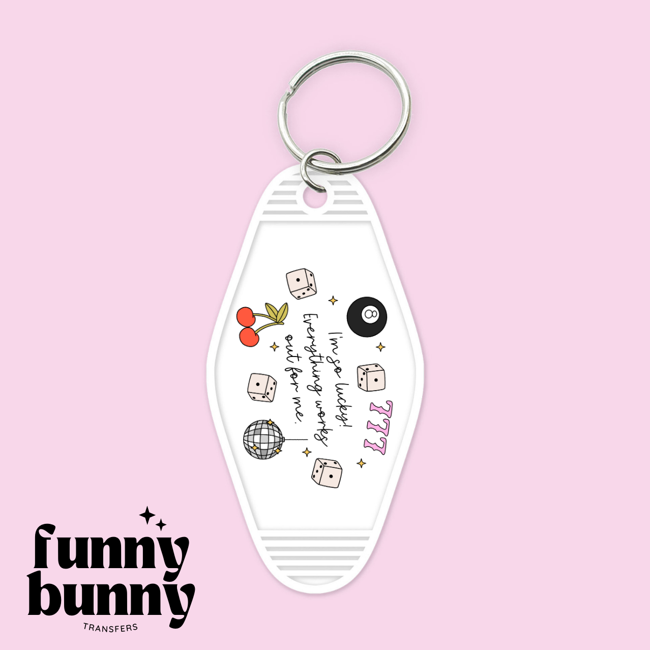 Go Lucky 777 - Motel Keychain