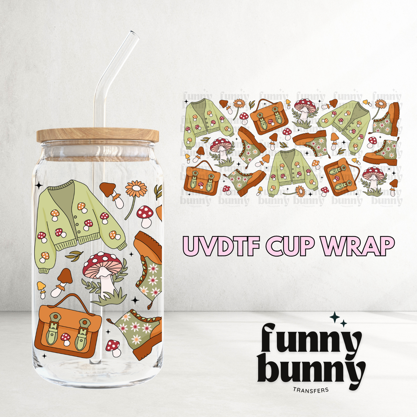 Goblincore Girl - 16oz UVDTF Cup Wrap