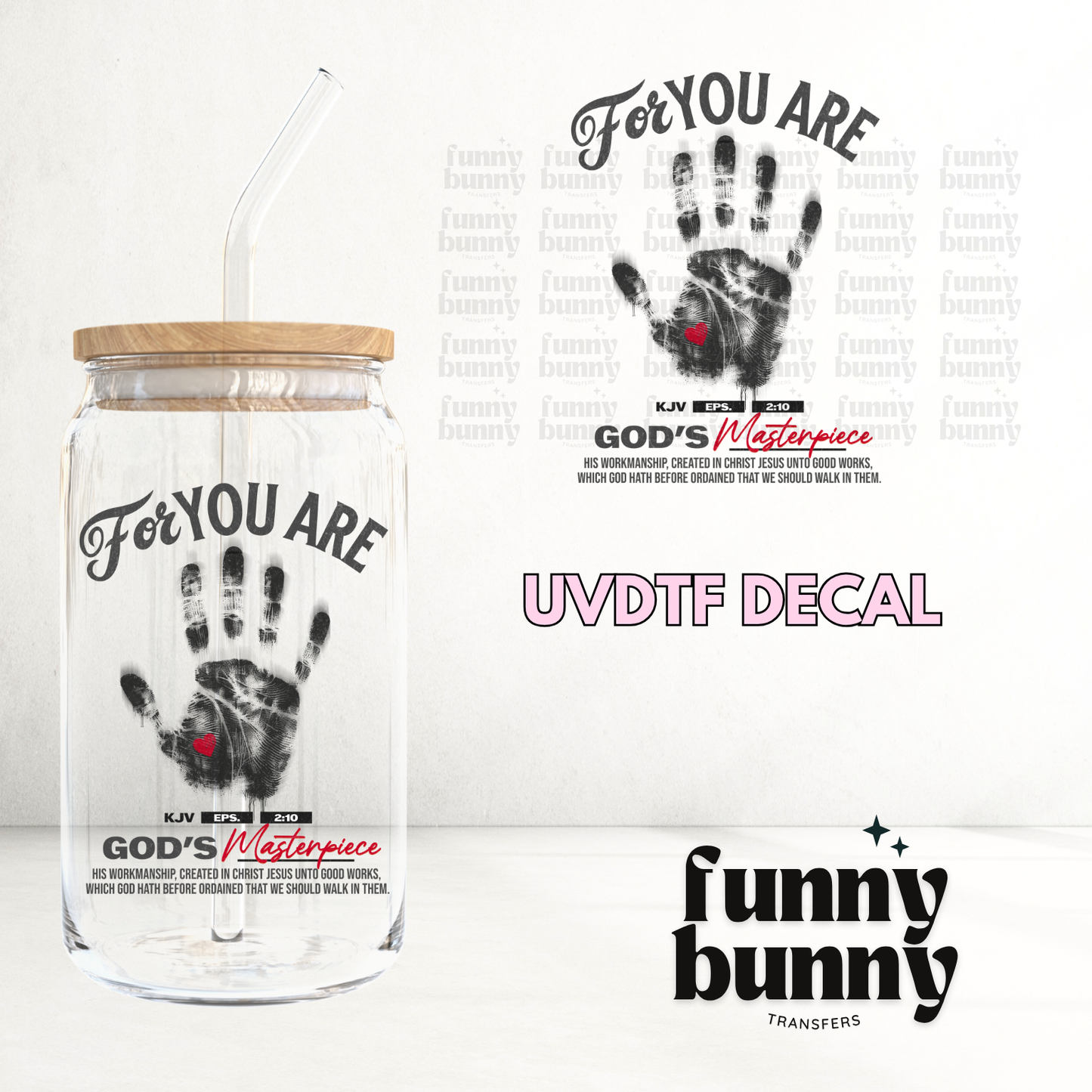 God's Masterpiece- UVDTF Decal