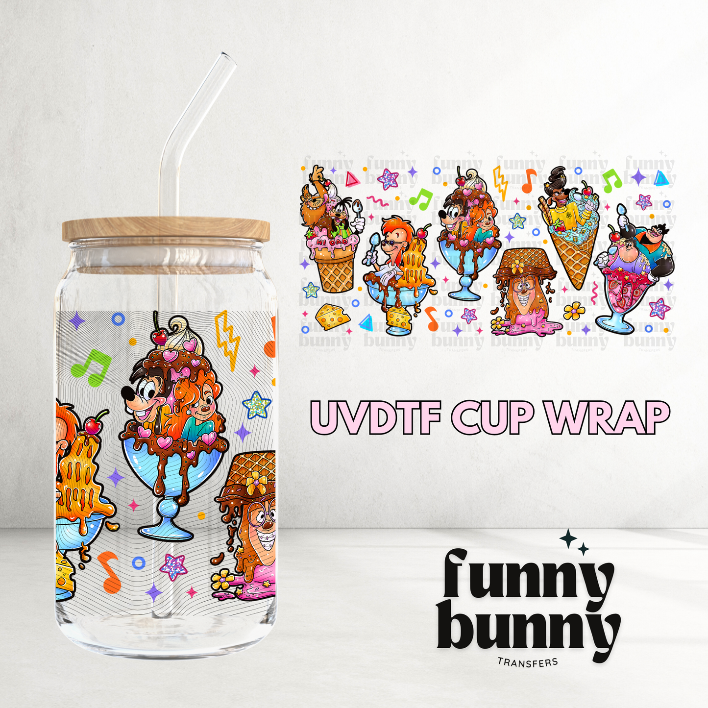 Goof Popsicles - 16oz UVDTF Cup Wrap
