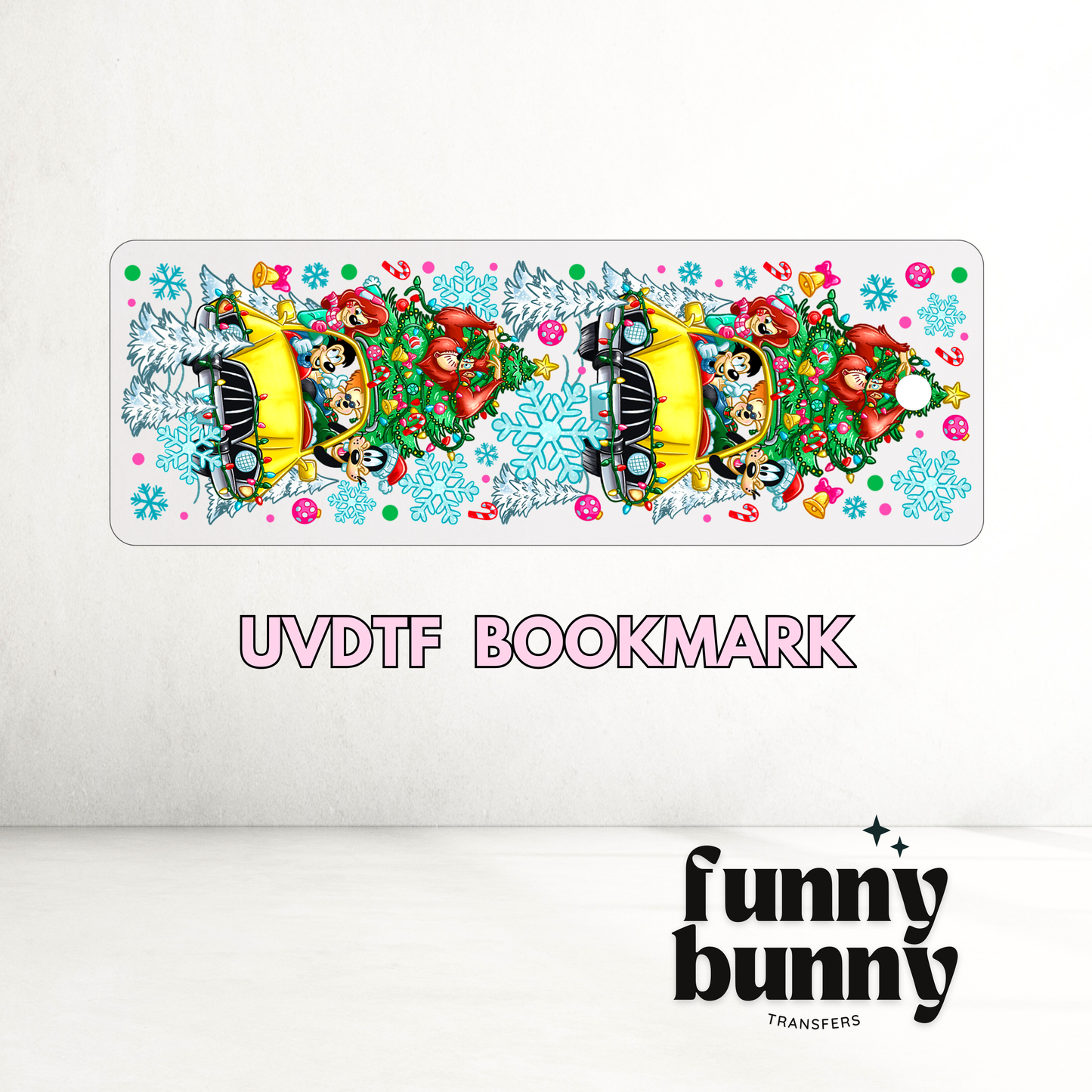 Goofy Jolly Season - UVDTF Bookmark Decal