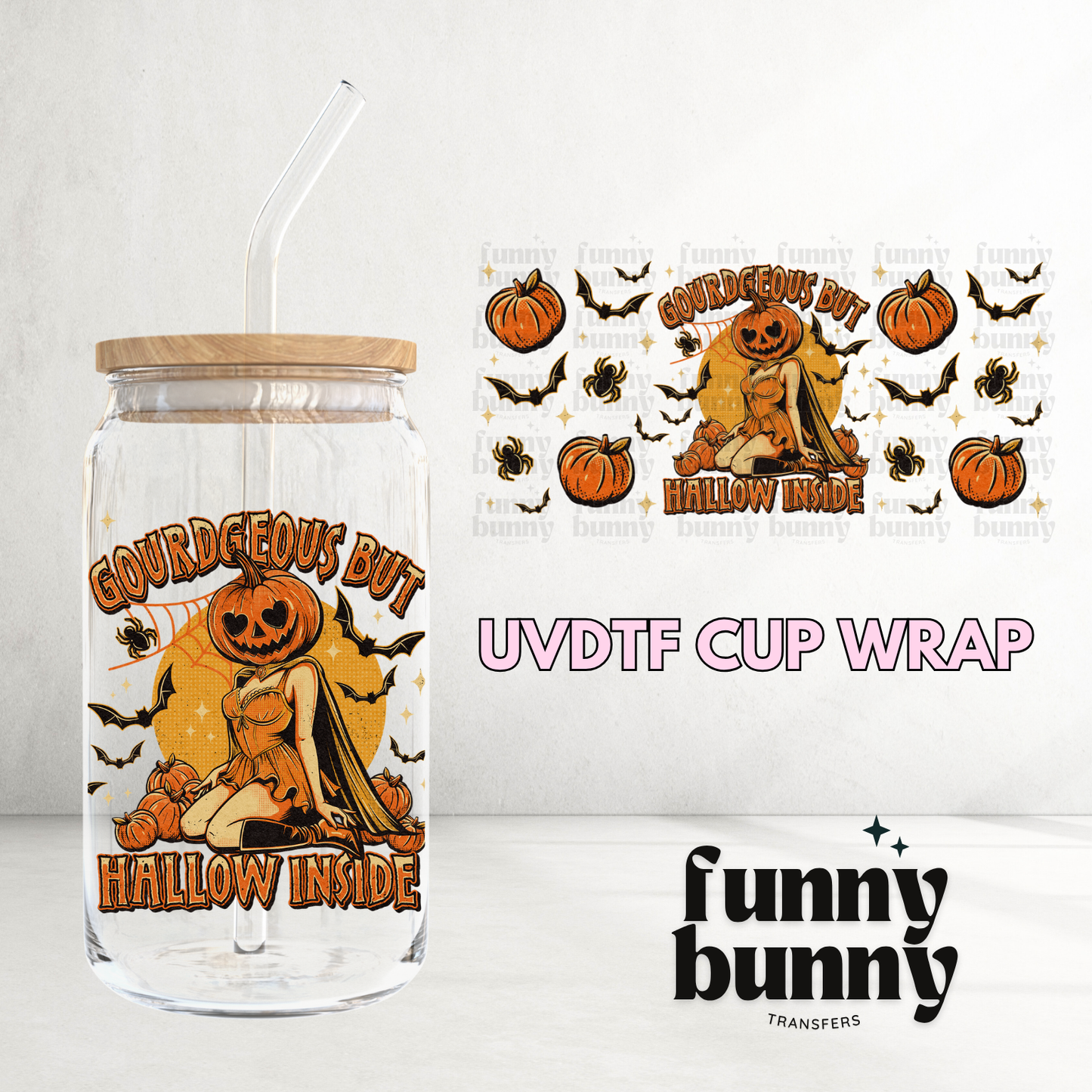 Gourdgeous - 16oz UVDTF Cup Wrap