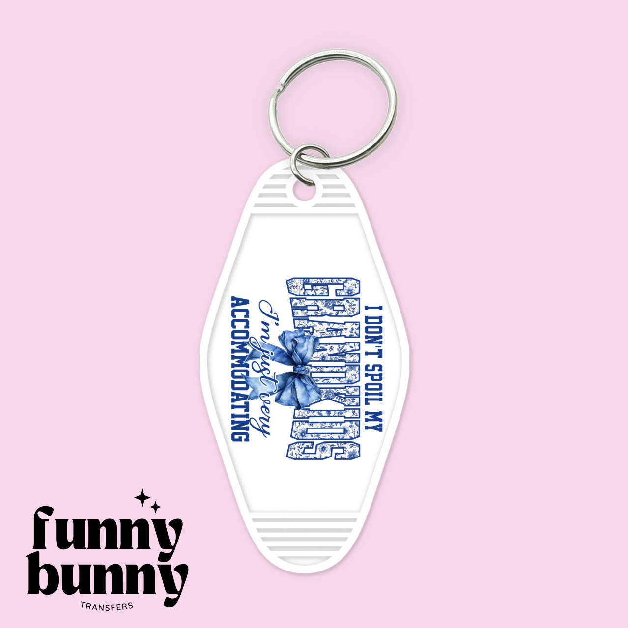 Grandkids Blue - Motel Keychain