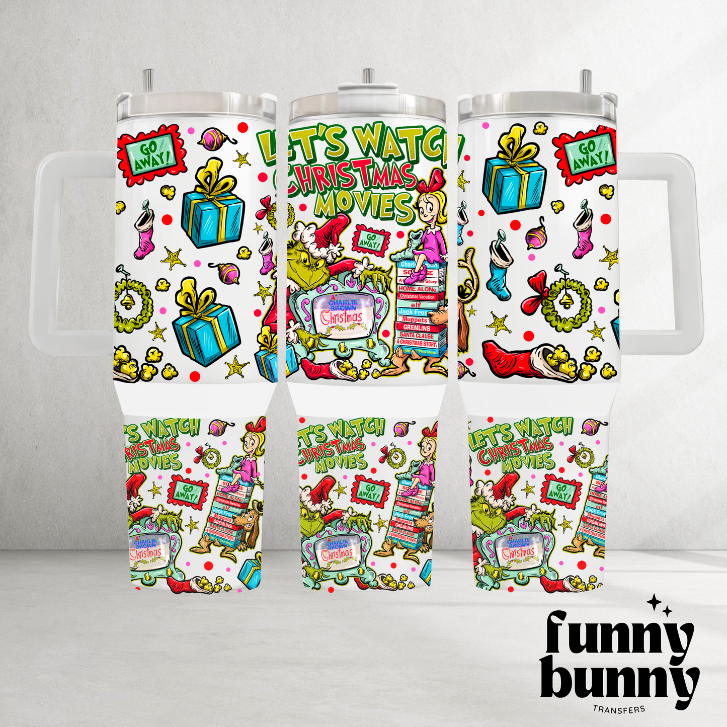 Green Guy Movies - 40oz UVDTF Tumbler Wrap