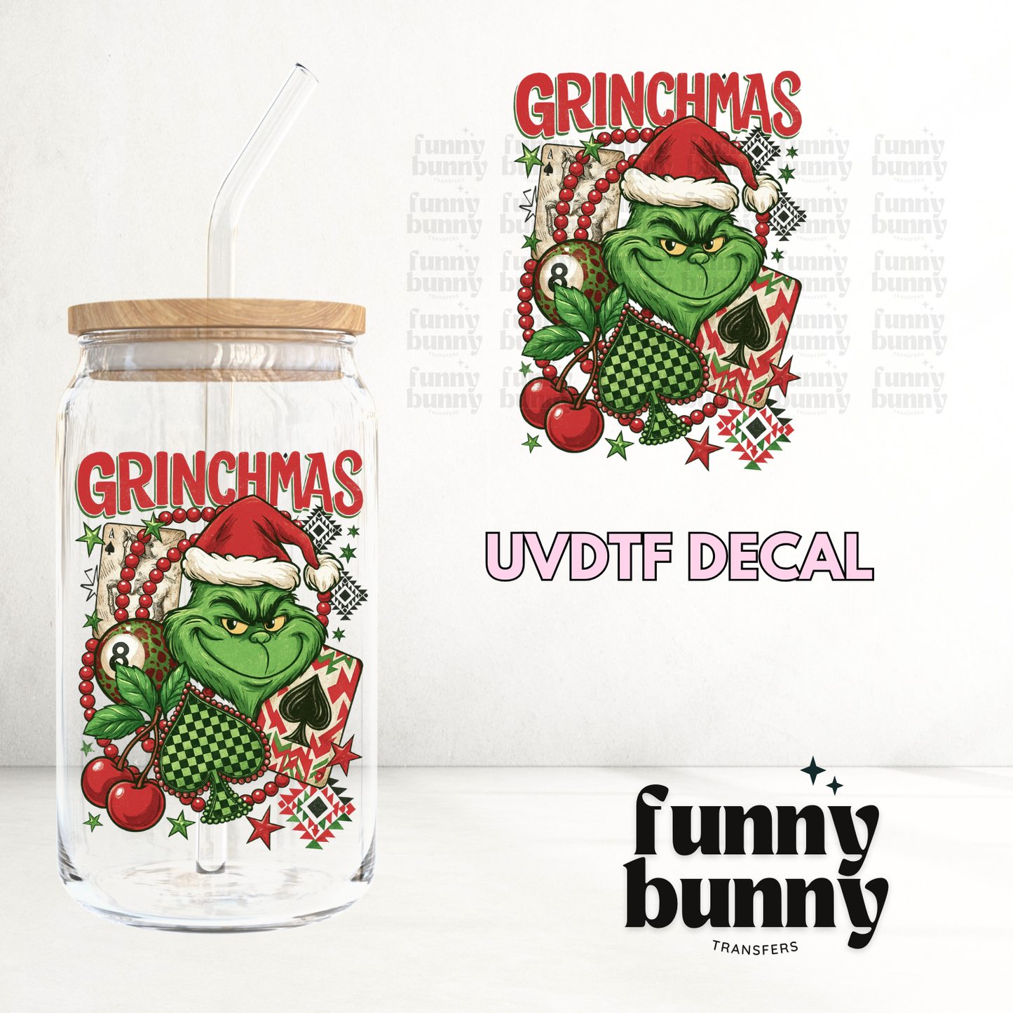 Grnchmas Ace - UVDTF Decal