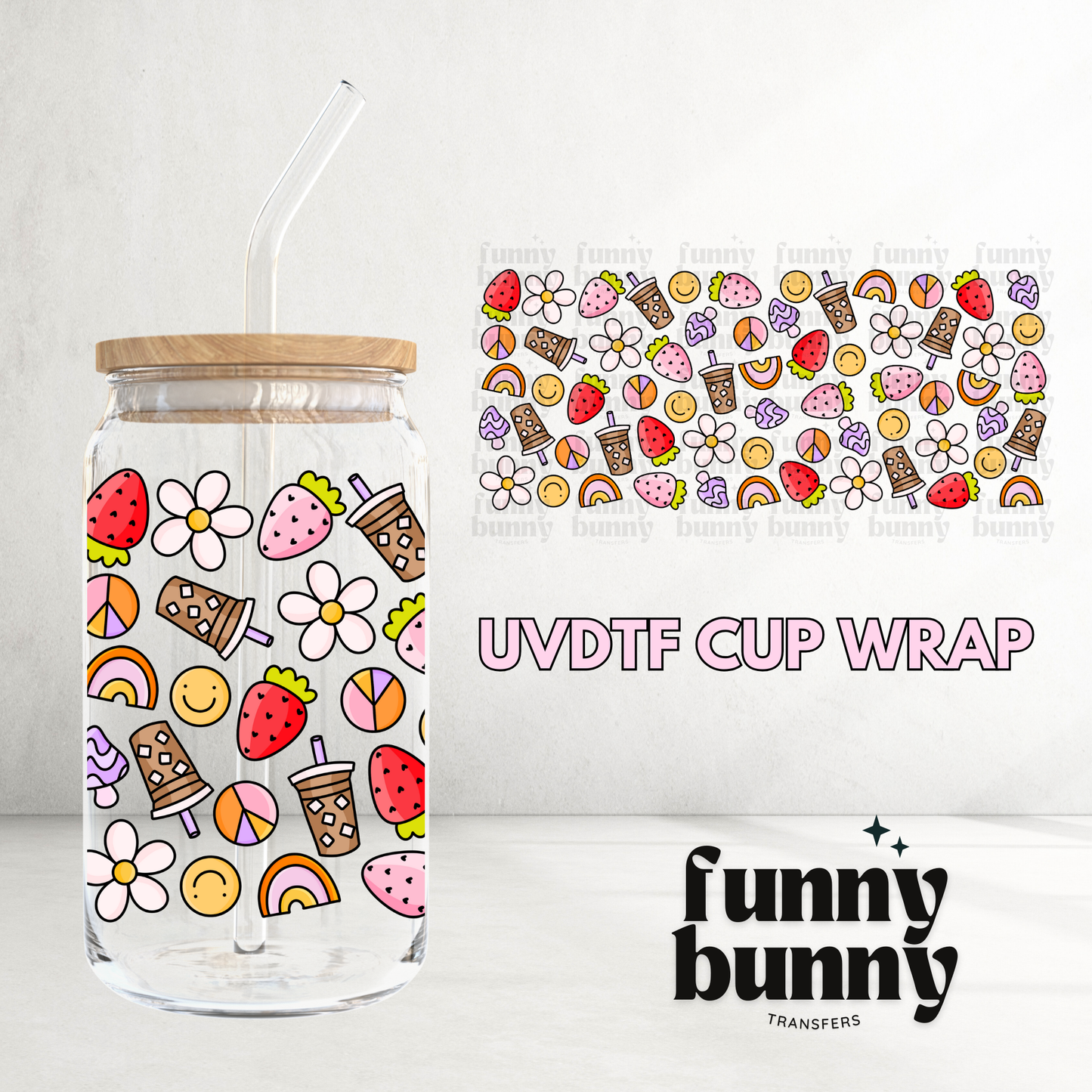 Groovy Essentials - 16oz UVDTF Cup Wrap