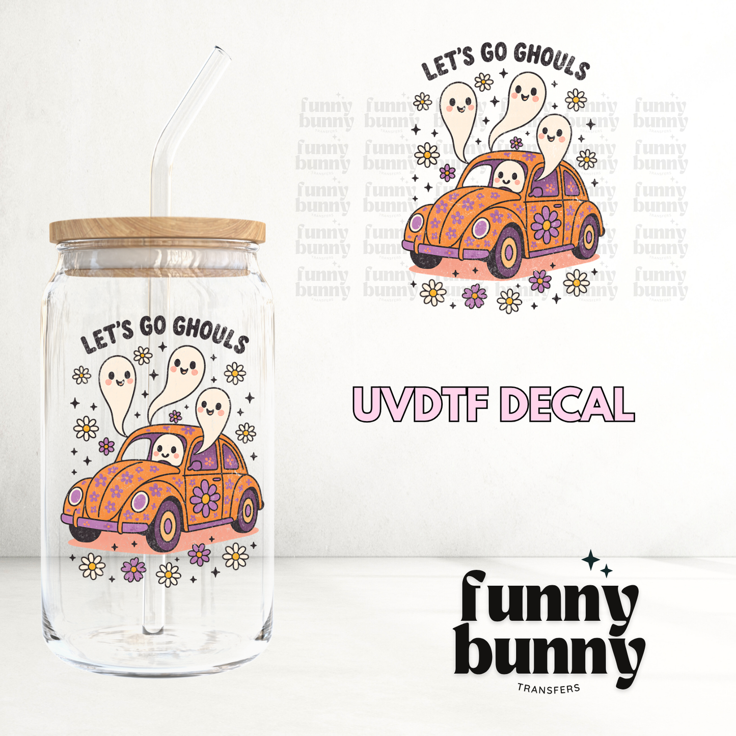 Groovy Ghouls Cuties - UVDTF Decal