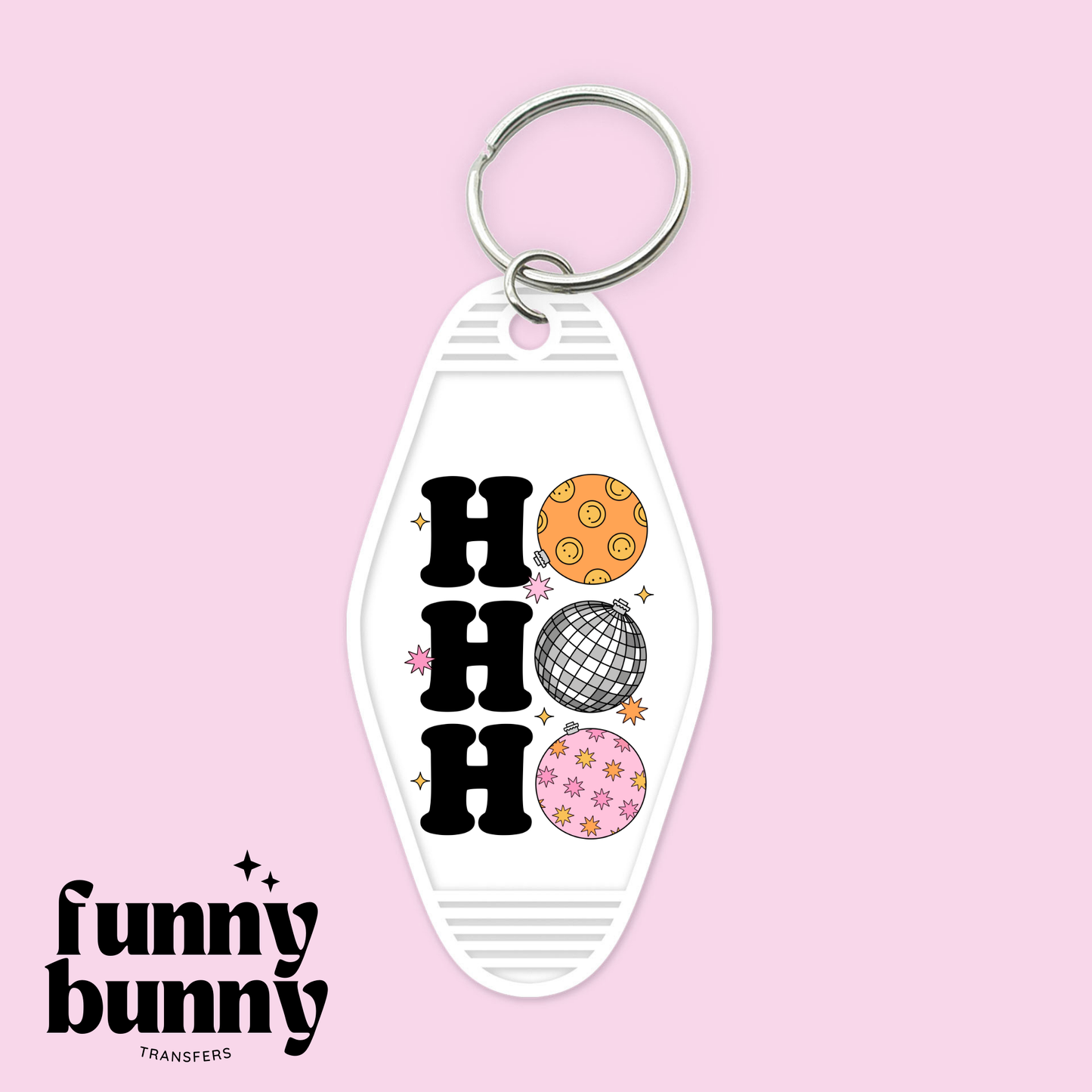 Groovy HO HO HO - Motel Keychain