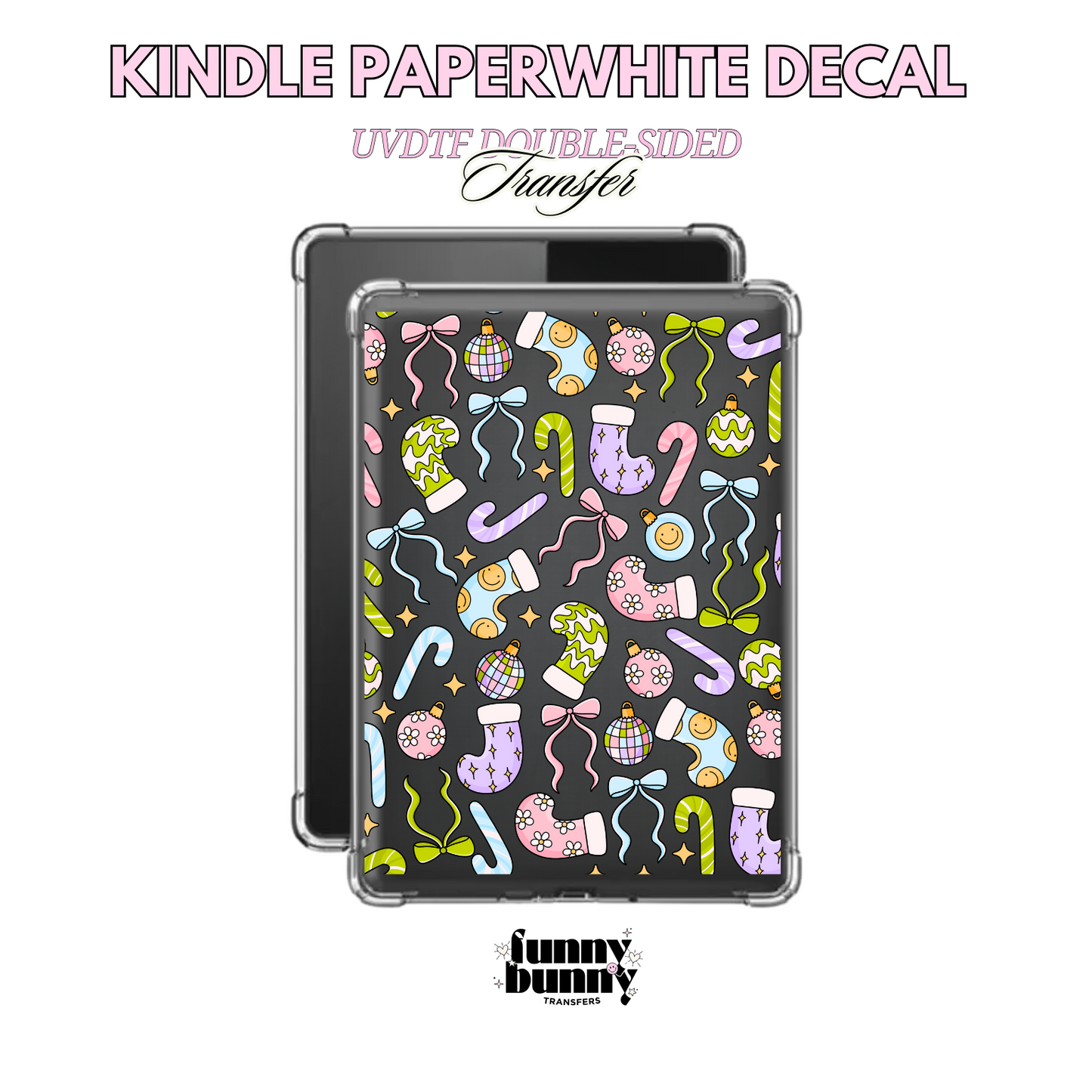 Groovy Merry & Bright - Kindle Decal