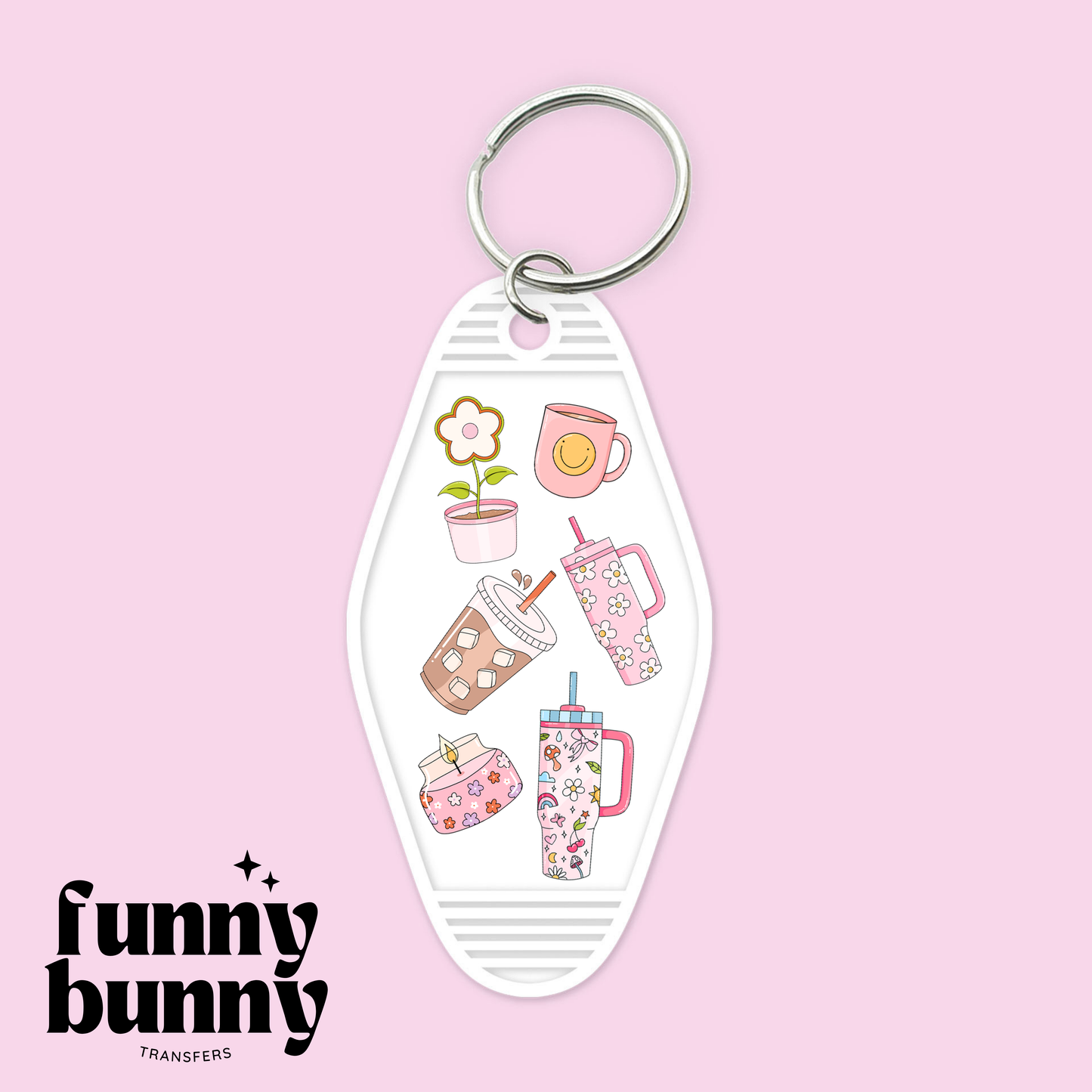 Groovy Smiley Tumblers - Motel Keychain