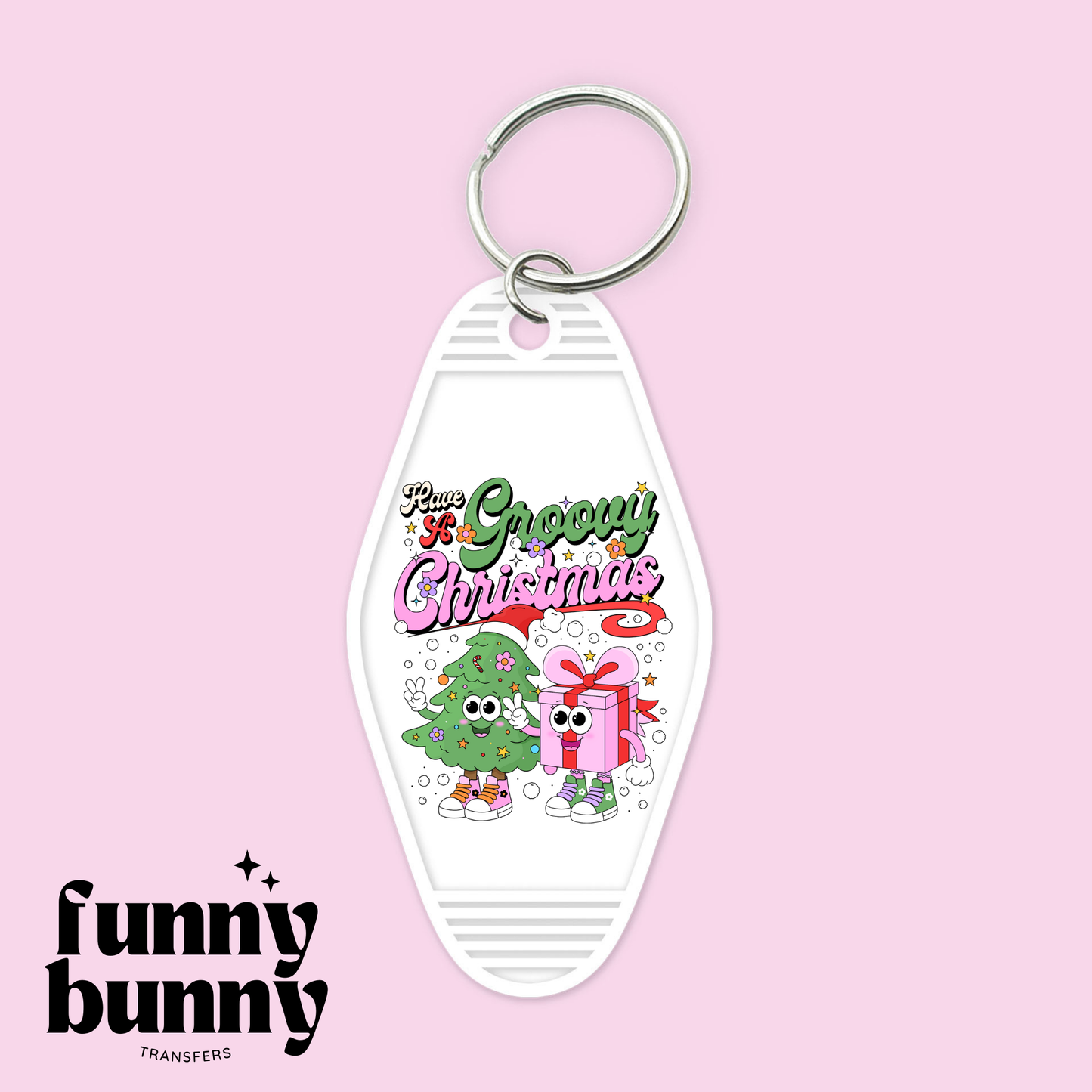 Groovy Xmas Buddies - Motel Keychain