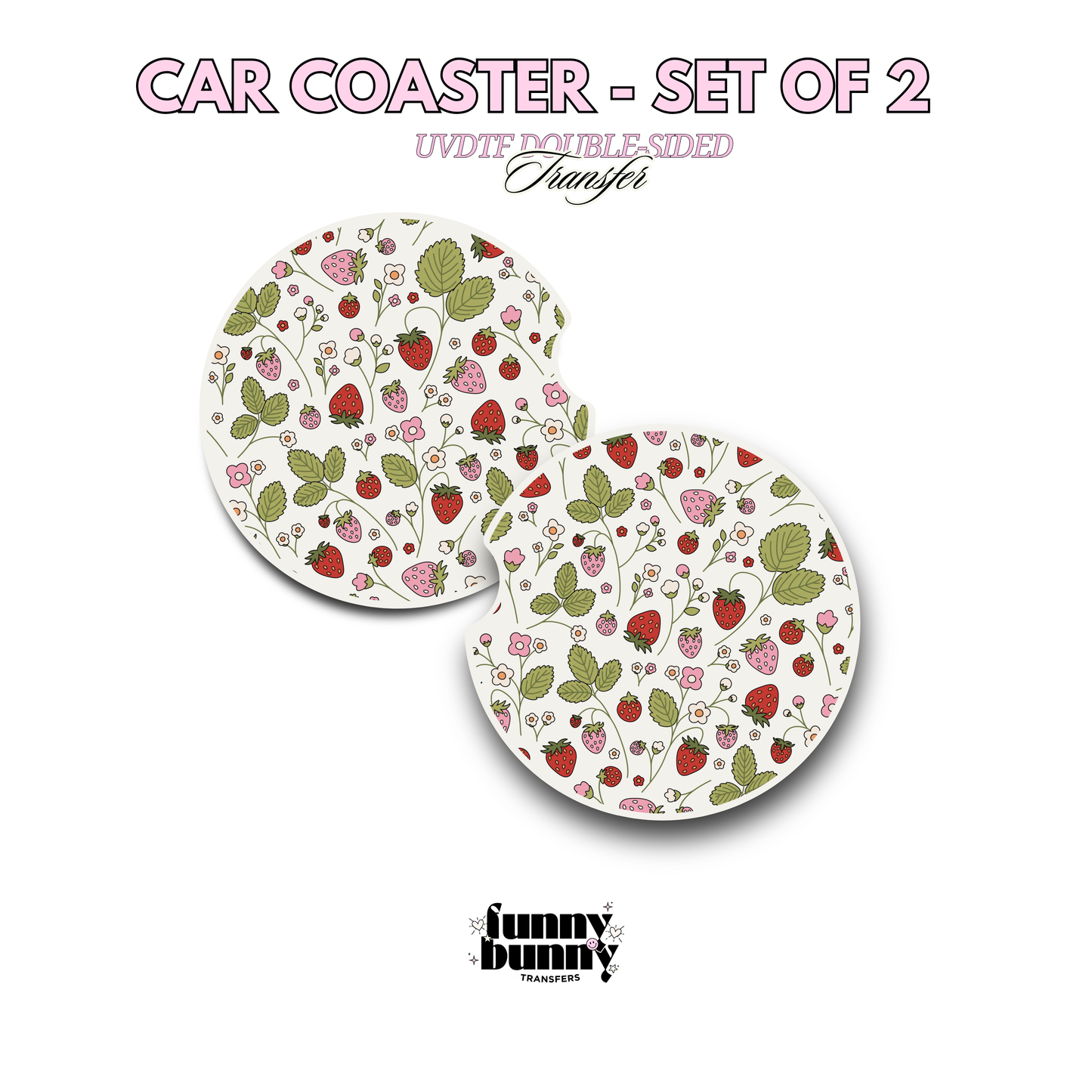 Grow With The Flow - UVDTF Coaster