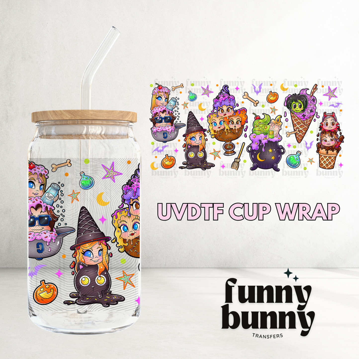 HP Popsicles - 16oz UVDTF Cup Wrap