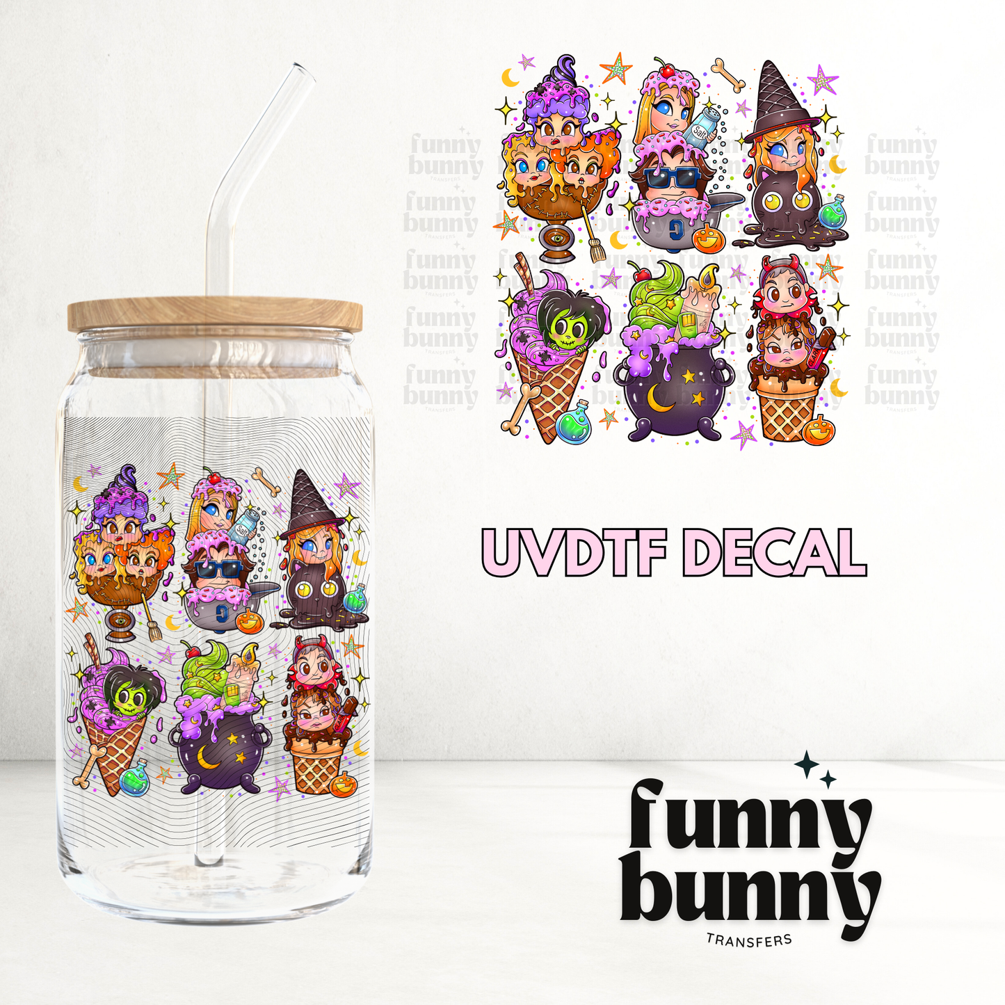 HP Popsicles - UVDTF Decal