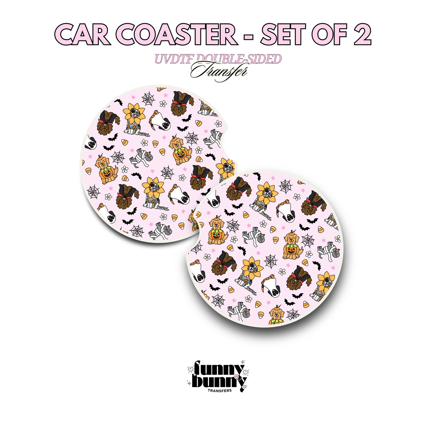 Hallow Dogs - UVDTF Coaster