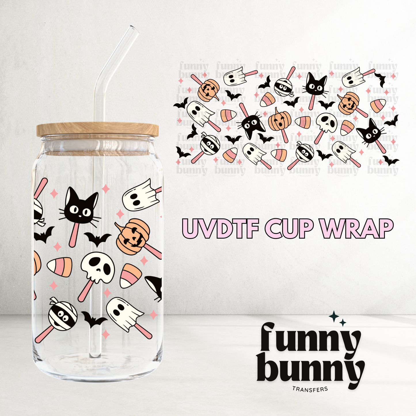 Hallow Treats - 16oz UVDTF Cup Wrap