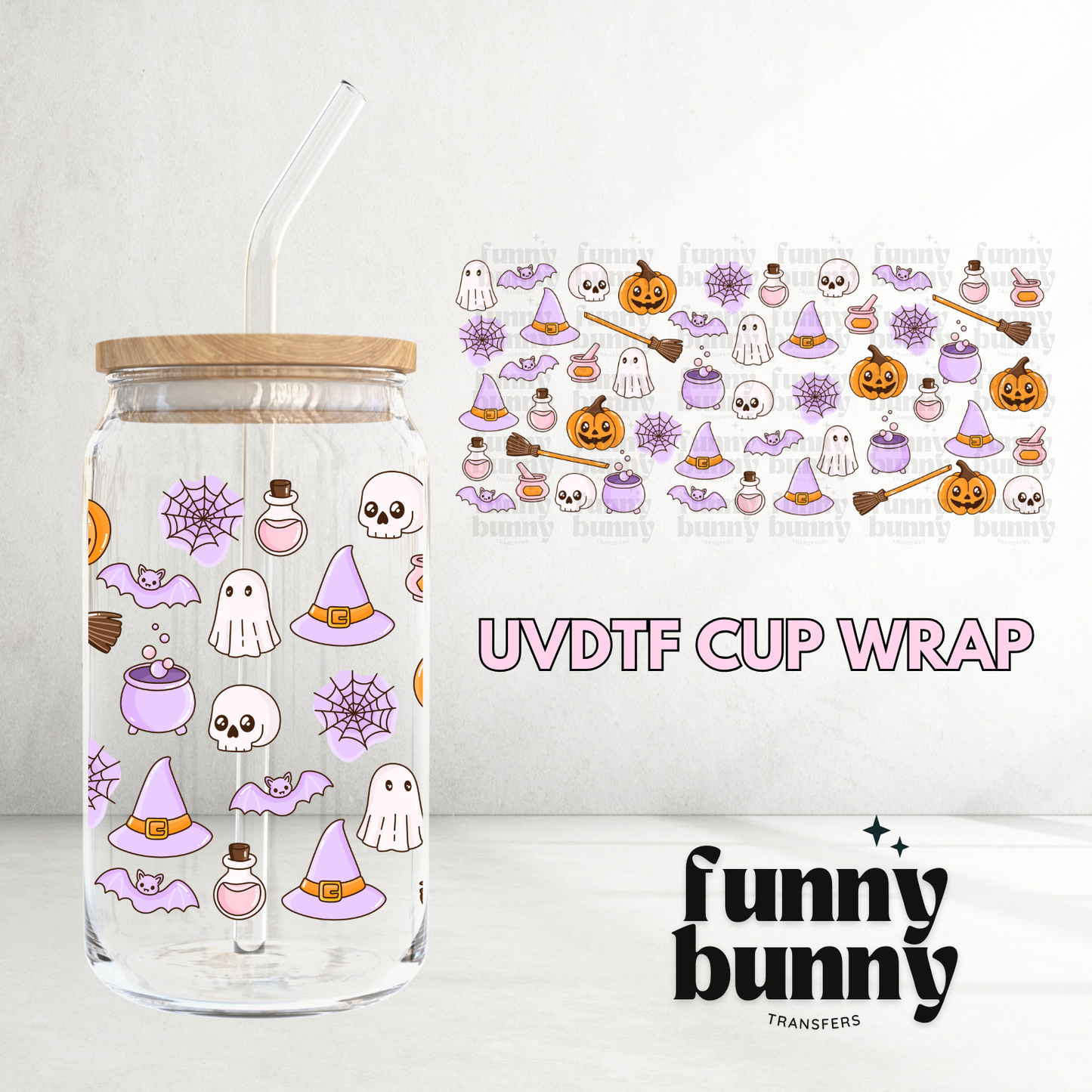 Halloween Cuties 2.0 - 16oz UVDTF Cup Wrap