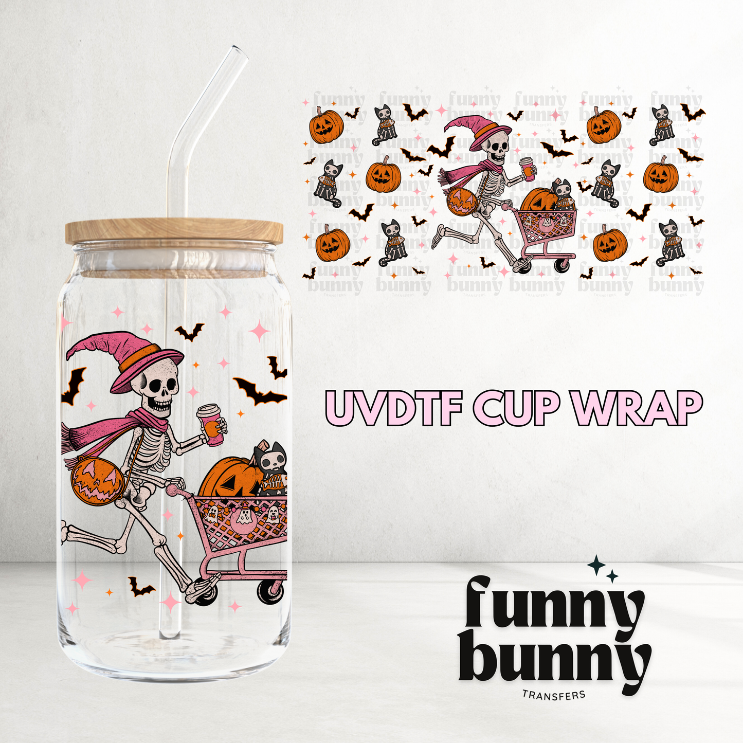 Halloween Decor - 16oz UVDTF Cup Wrap