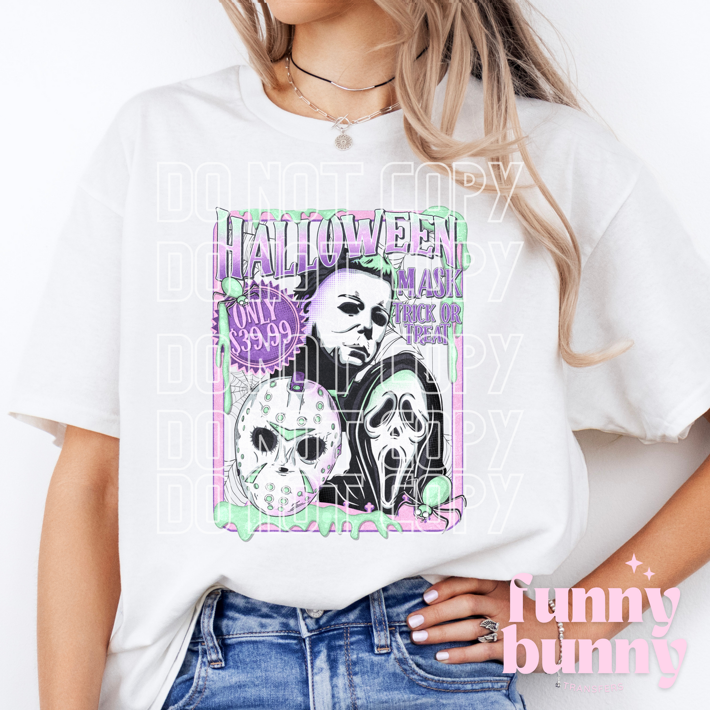 Halloween Masks - DTF Transfer