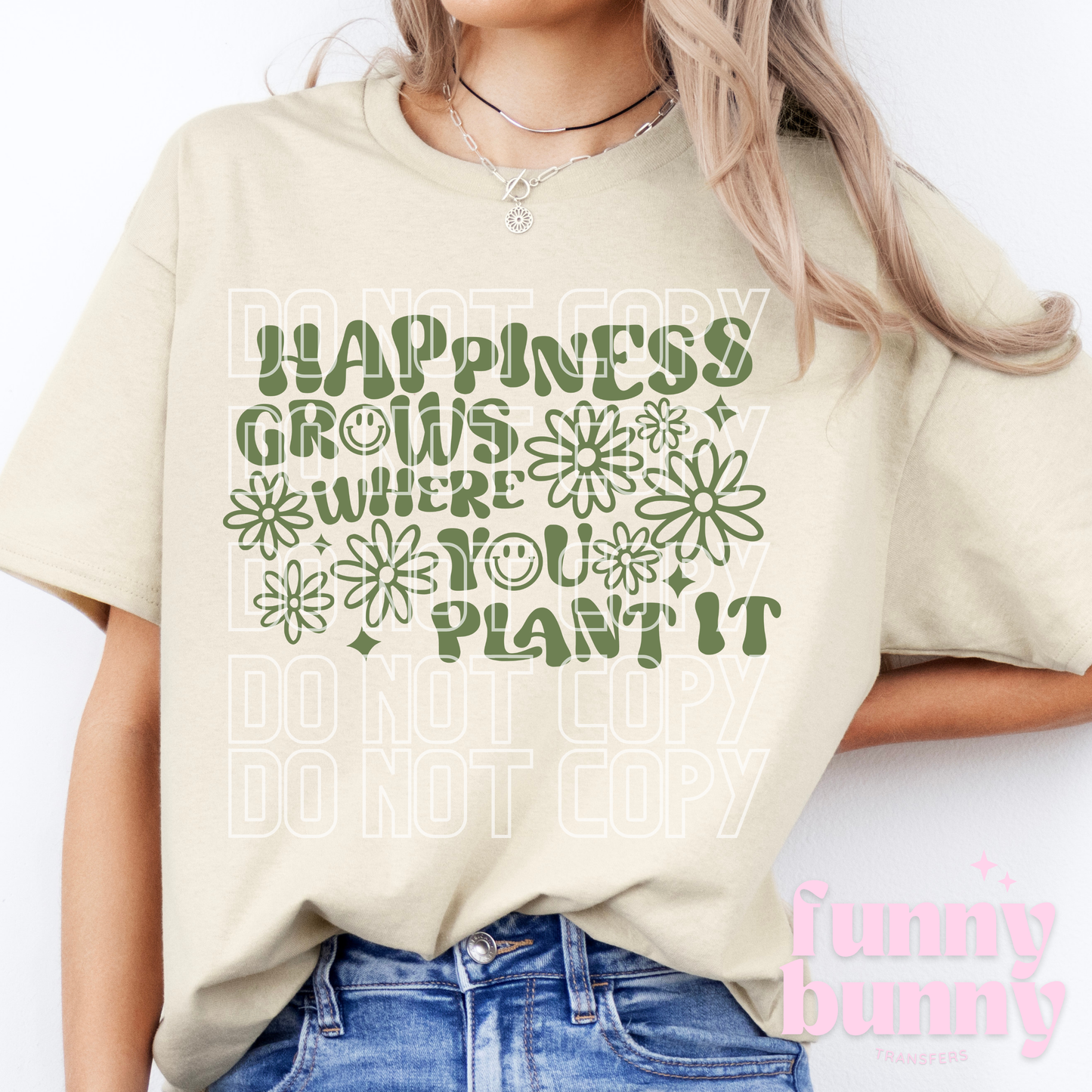 Happiness Grows Plant it - DTF Transfer