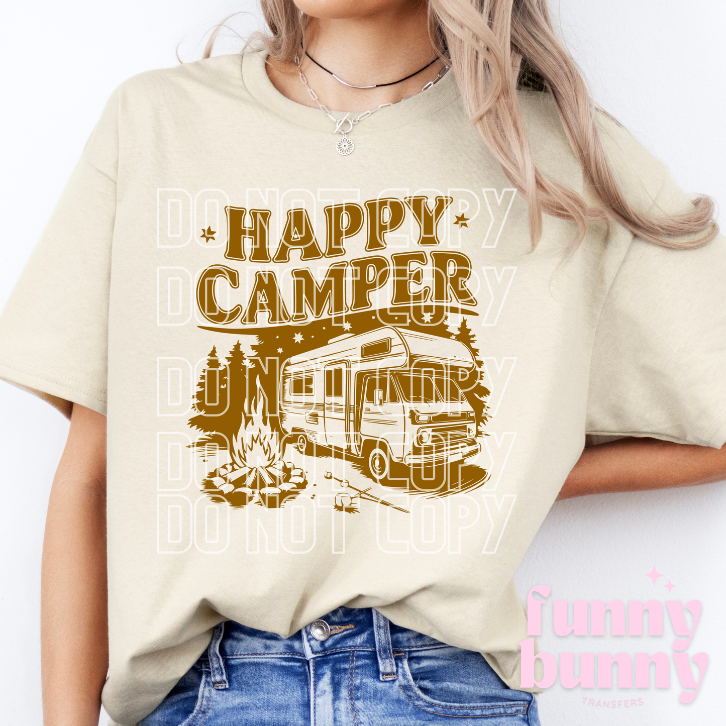 Happy Camper Vibes - DTF Transfer